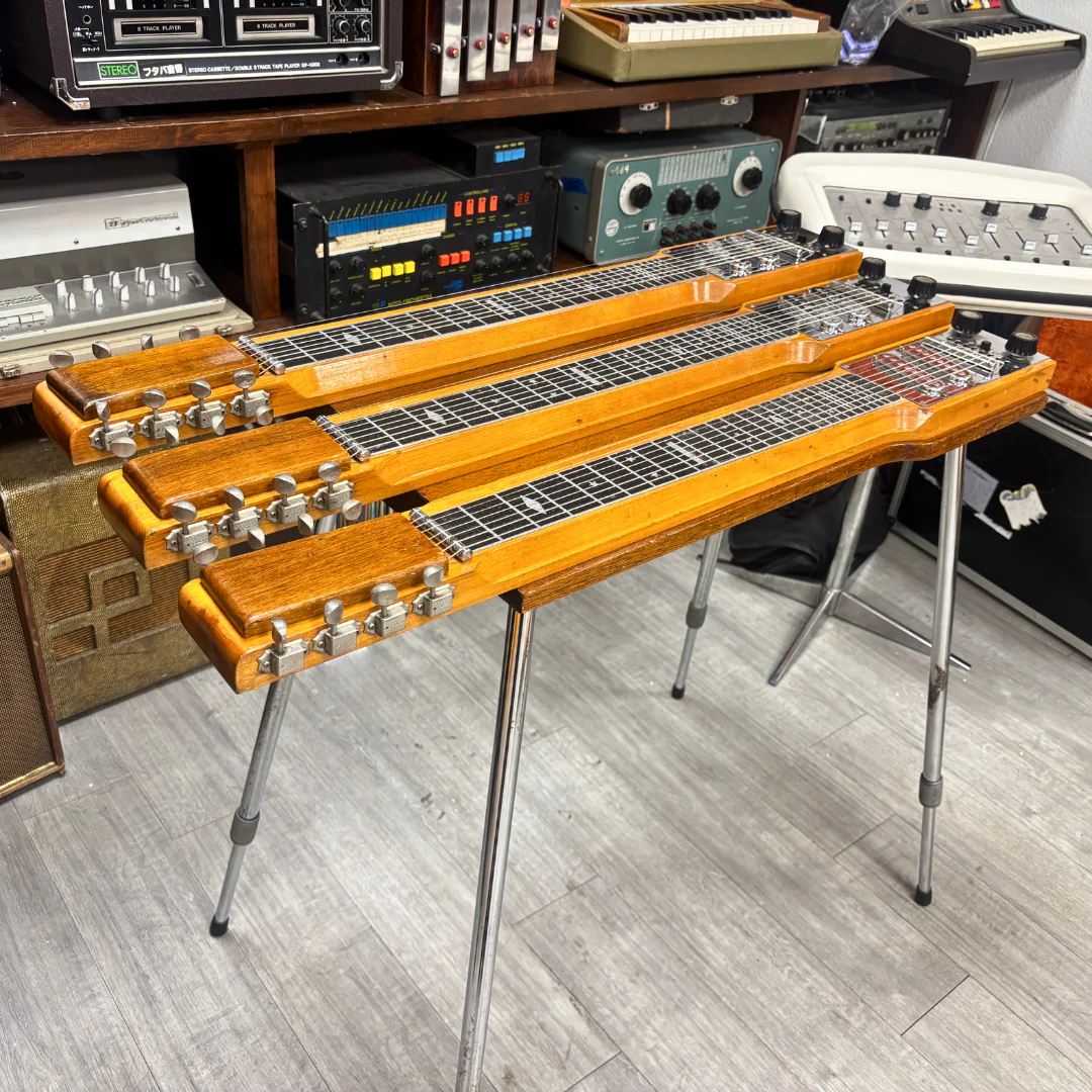 Magnatone Maestro Triple Neck 8 String Console Steel Guitar - Image 3