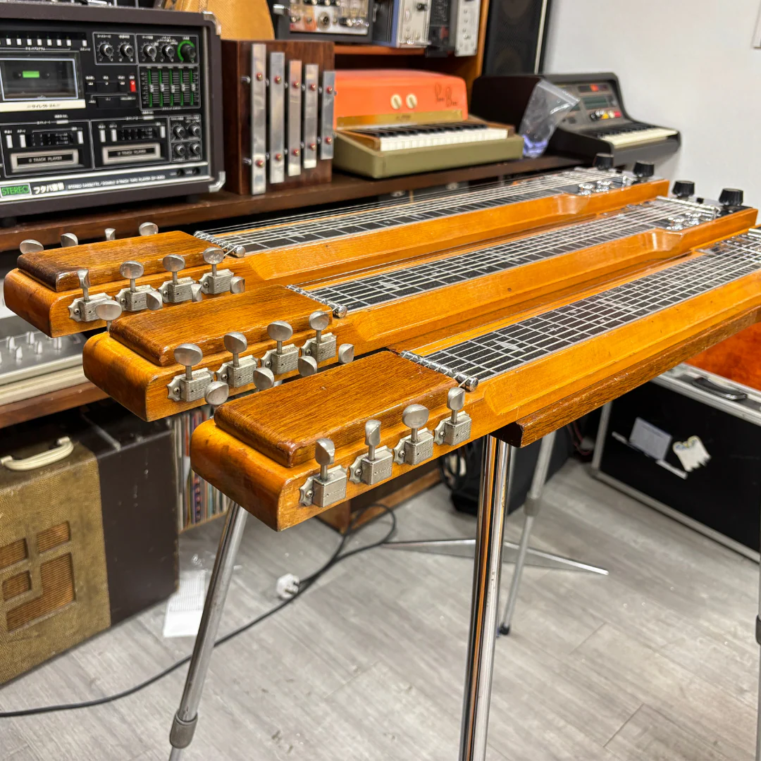 Magnatone Maestro Triple Neck 8 String Console Steel Guitar - Image 4