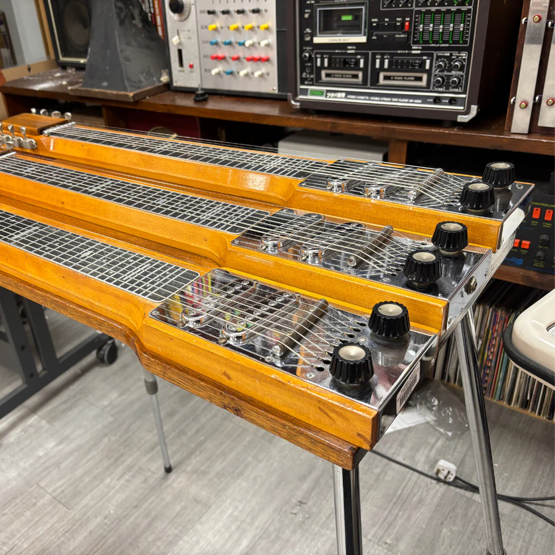 Magnatone Maestro Triple Neck 8 String Console Steel Guitar - Image 6