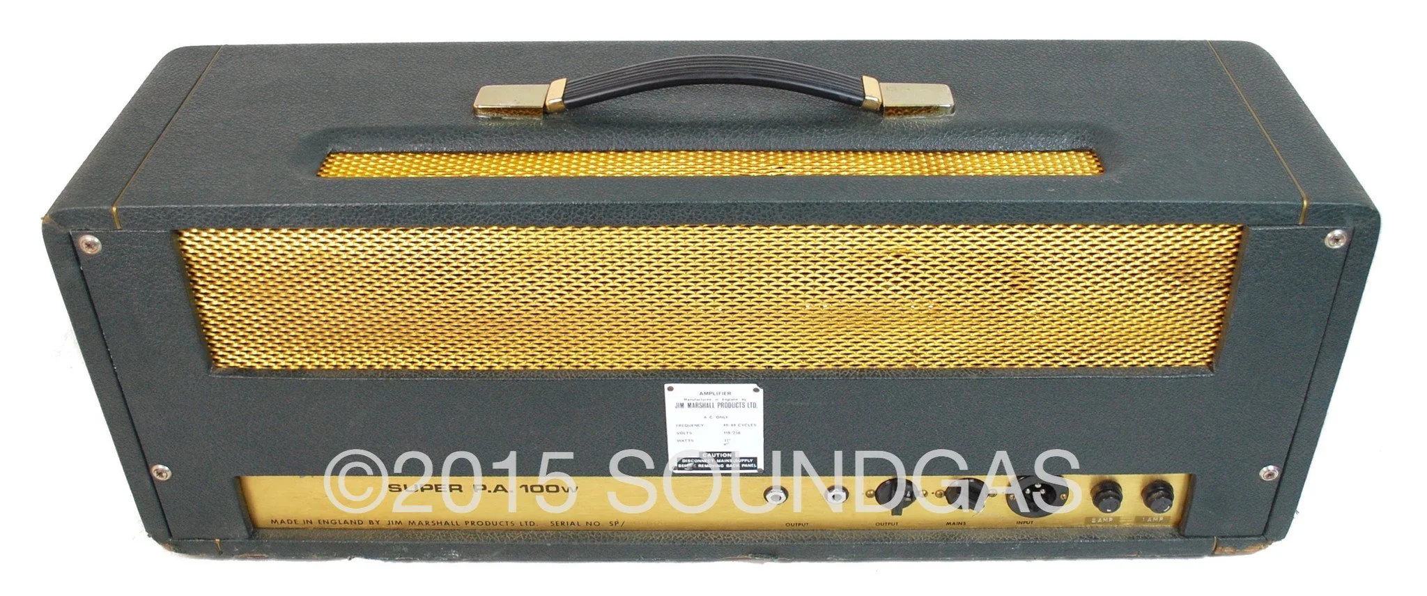 1970 MARSHALL SUPER PA 100W Model 1968 - Image 8