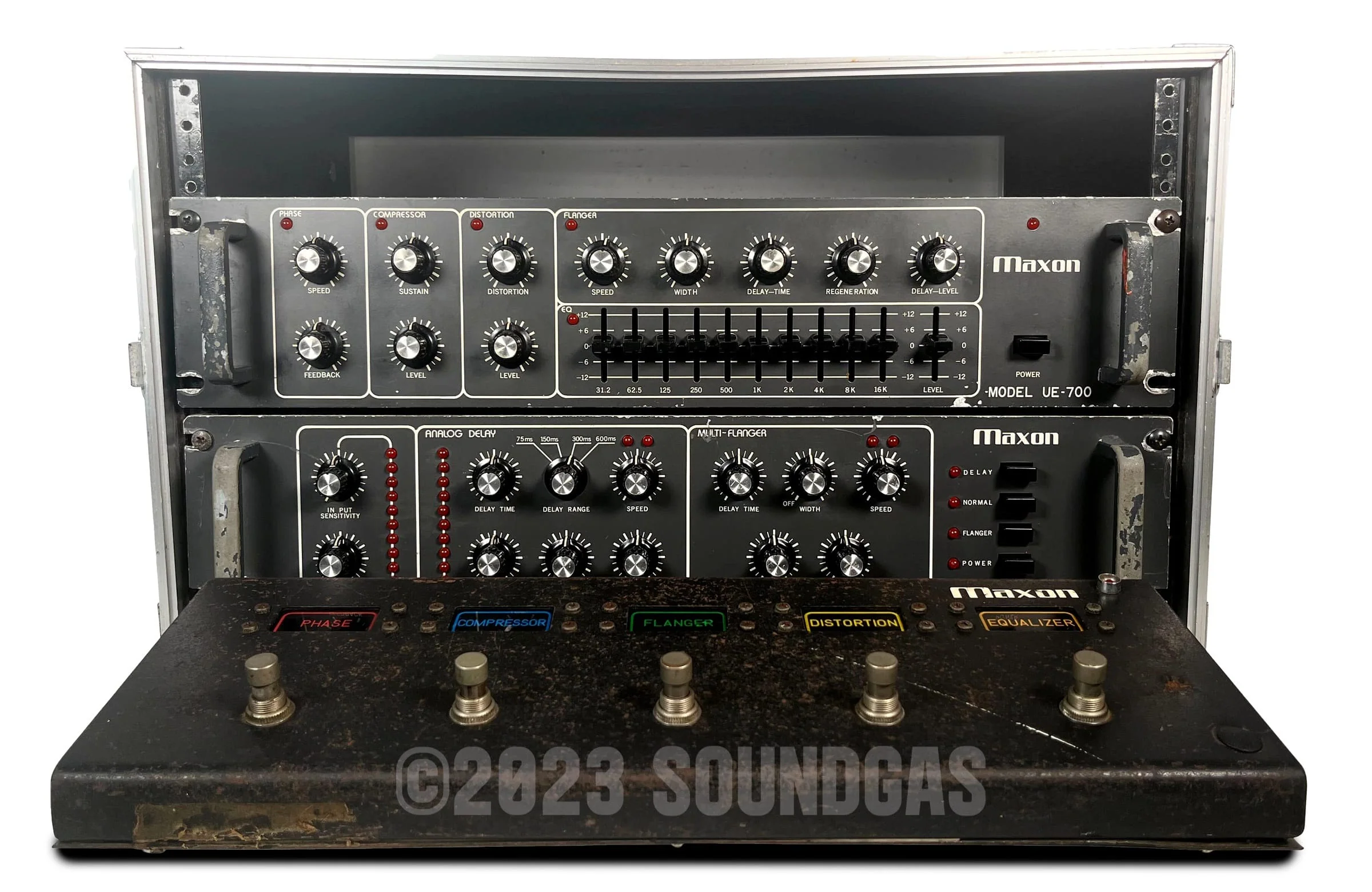 Maxon UE-700 Multi Effector & AD-230 Analog Delay / Flanger - Image 3
