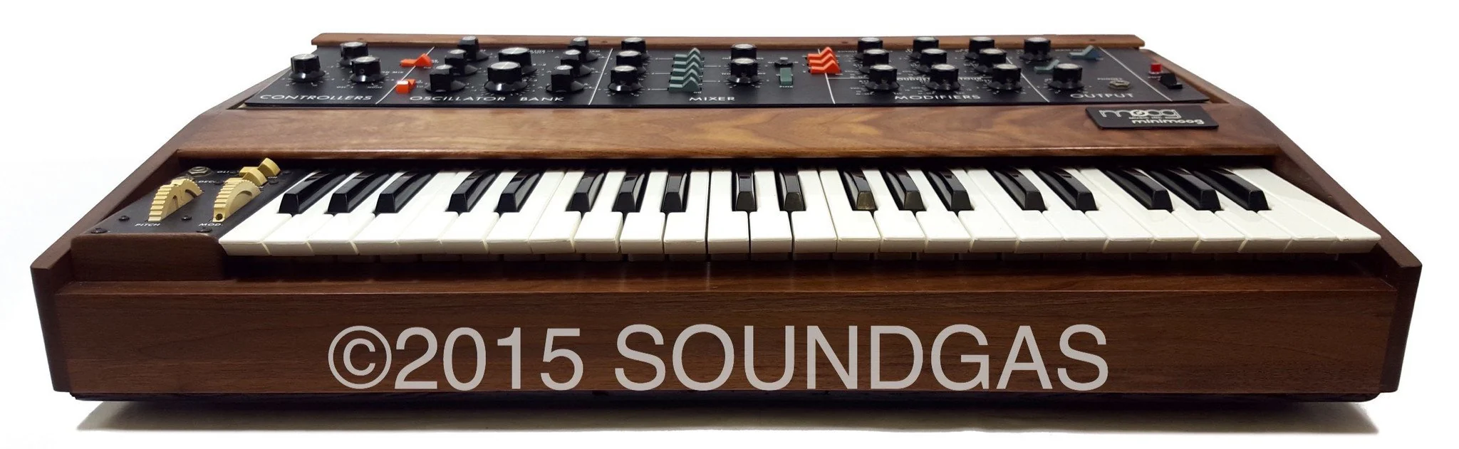 Moog Minimoog Model D (1975) w/ OptoKey Midi - Image 5