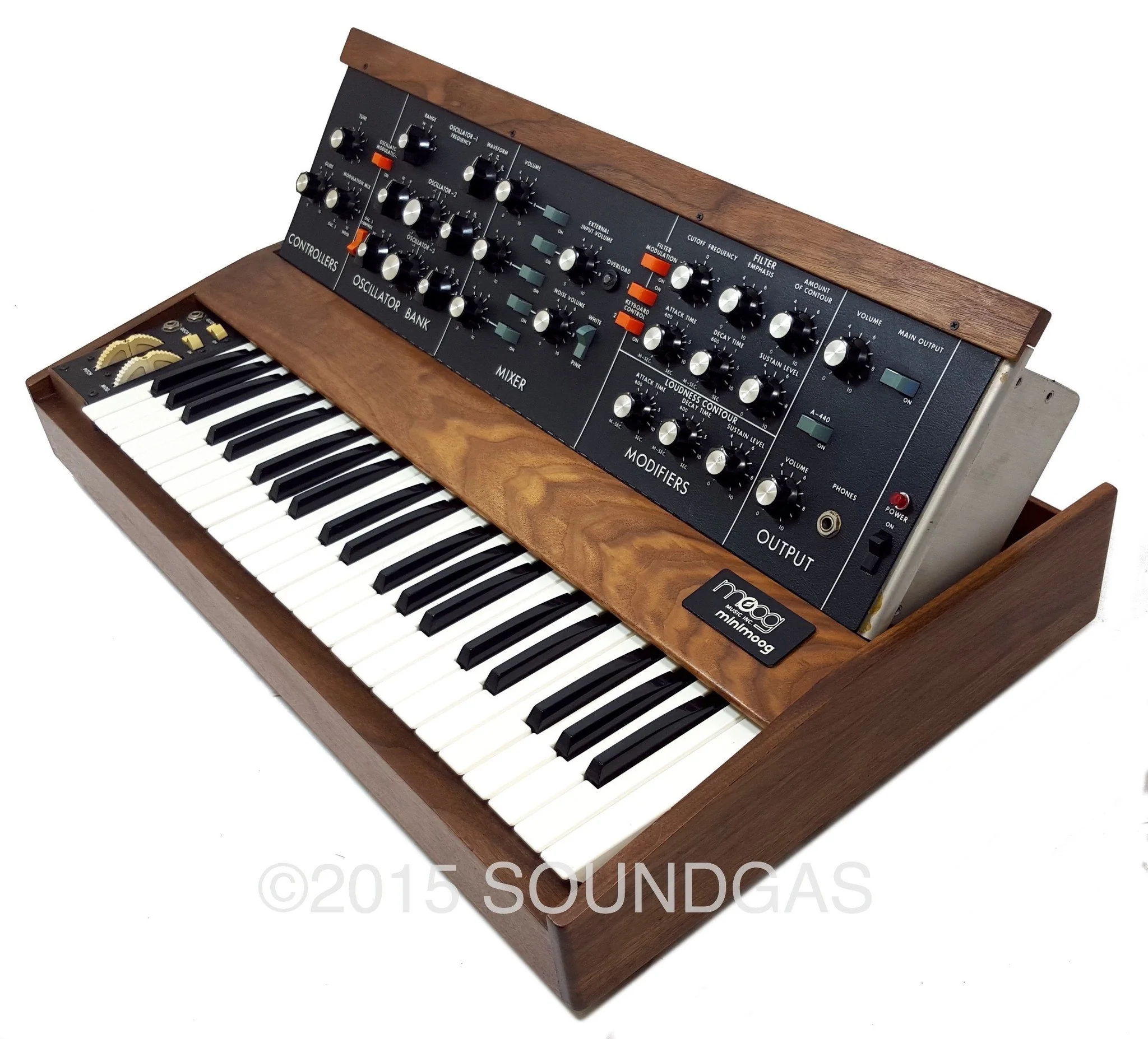 Moog Minimoog Model D (1975) w/ OptoKey Midi - Image 7