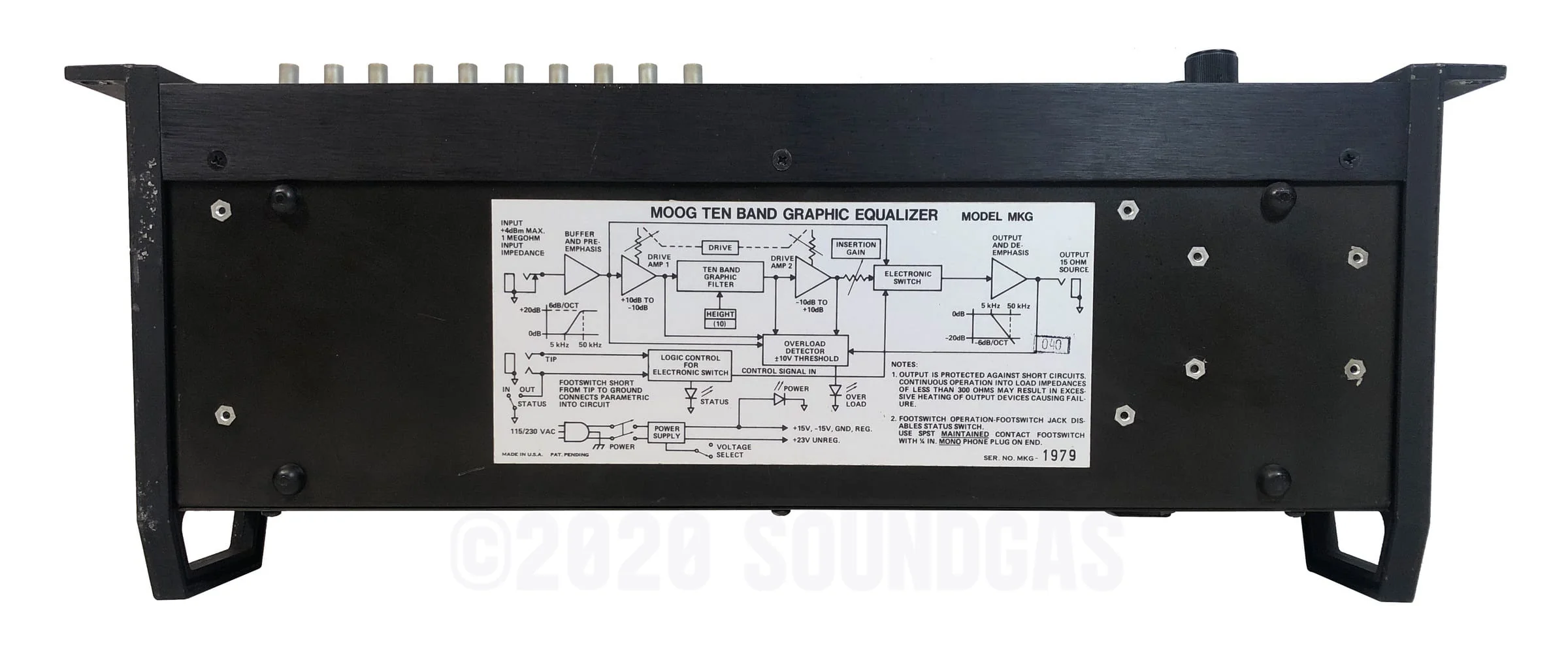 Moog Ten Band Graphic Equalizer - Image 6