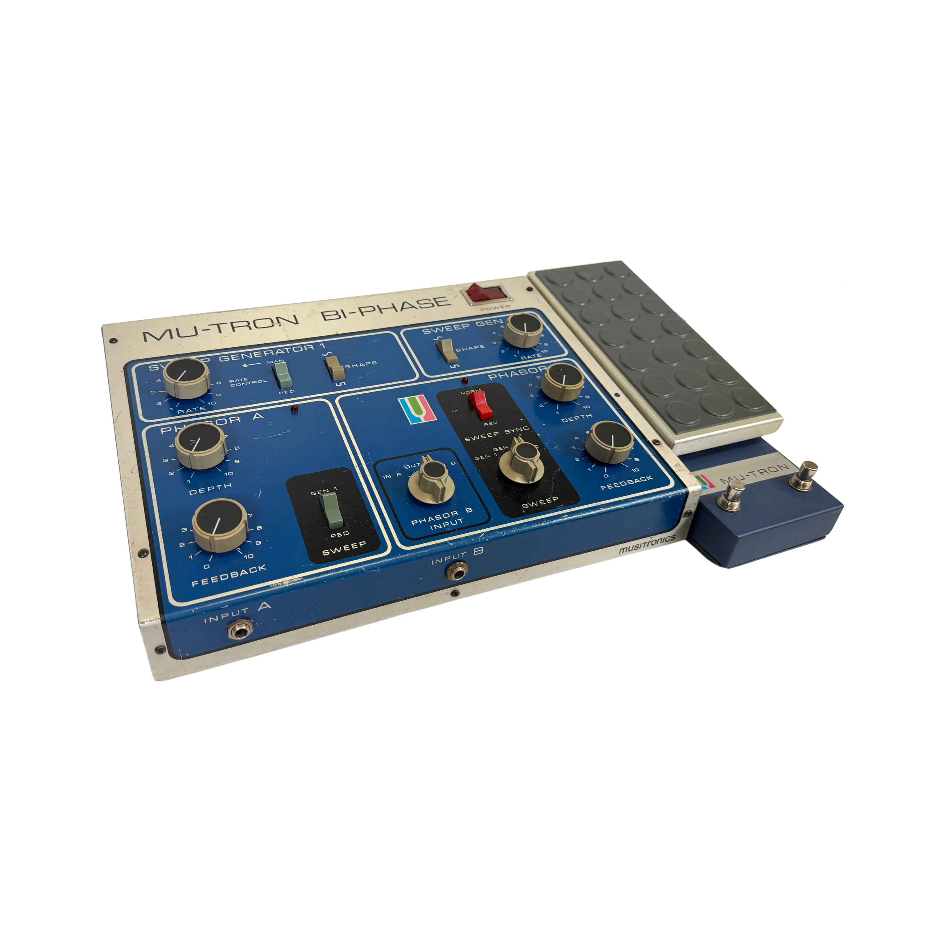 Musitronics Mu-Tron Bi-Phase with C-100 Opti-Pot Pedal - SN 01960