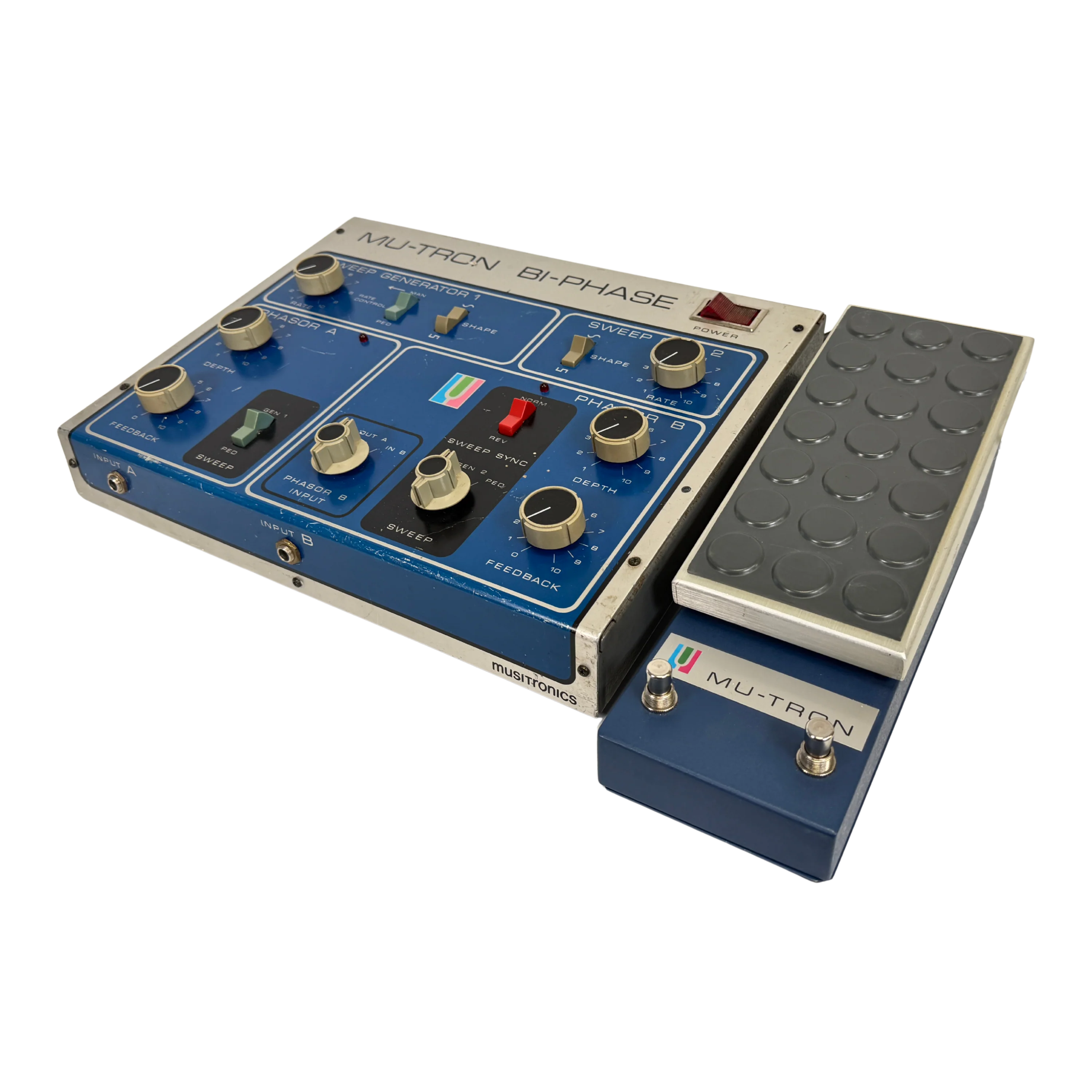 Musitronics Mu-Tron Bi-Phase with C-100 Opti-Pot Pedal - SN 01960 - Image 3
