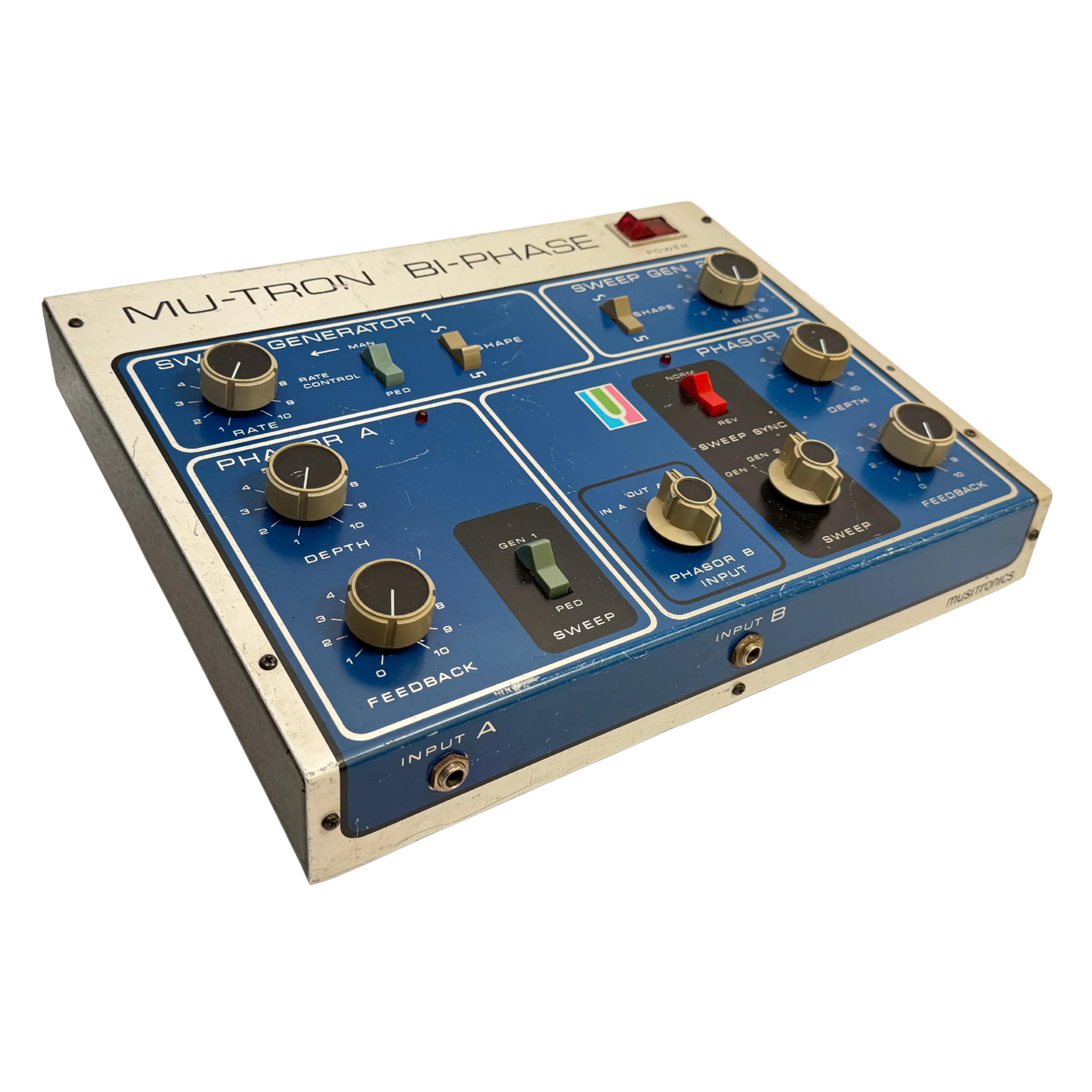 Musitronics Mu-Tron Bi-Phase with C-100 Opti-Pot Pedal - SN 01960 - Image 4