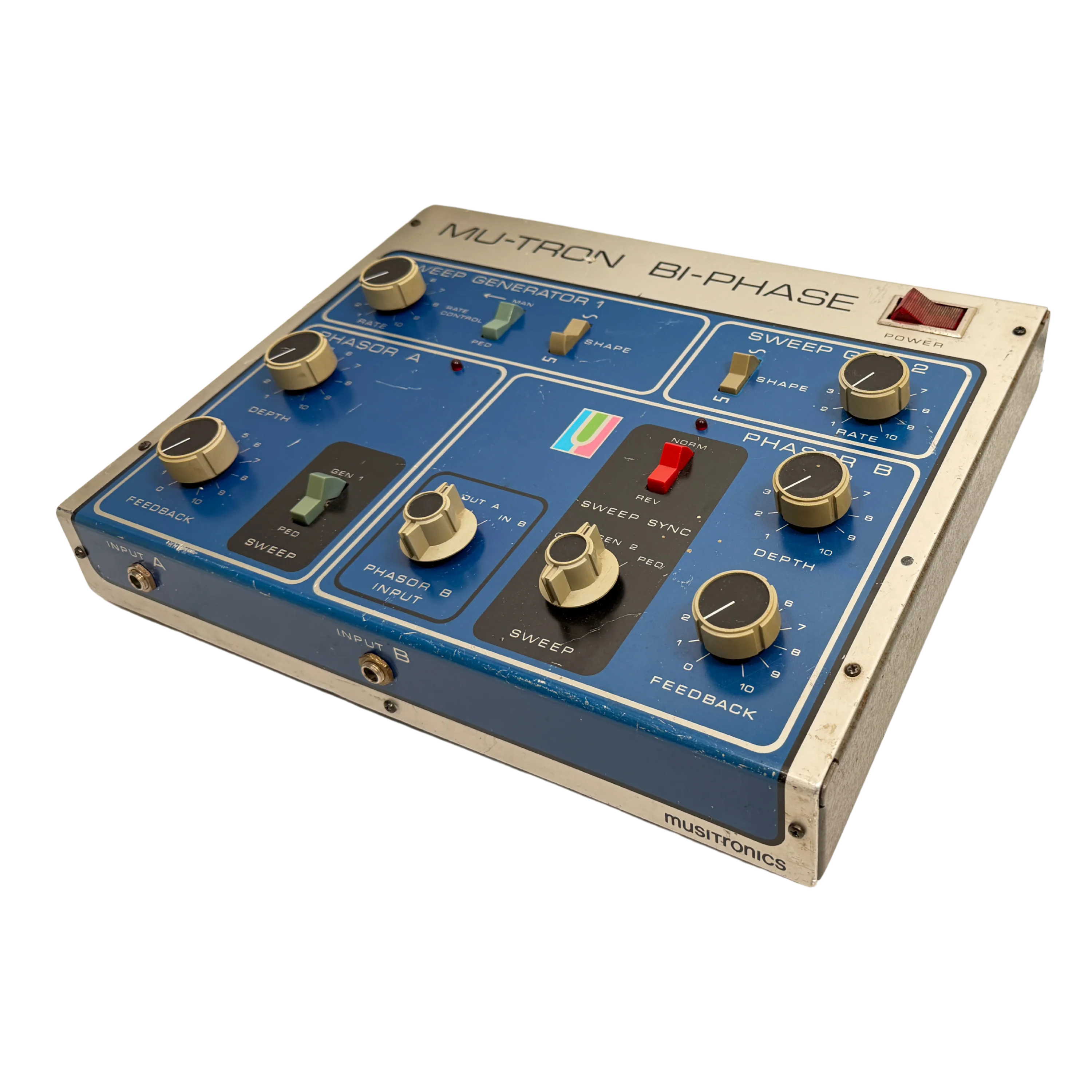 Musitronics Mu-Tron Bi-Phase with C-100 Opti-Pot Pedal - SN 01960 - Image 5