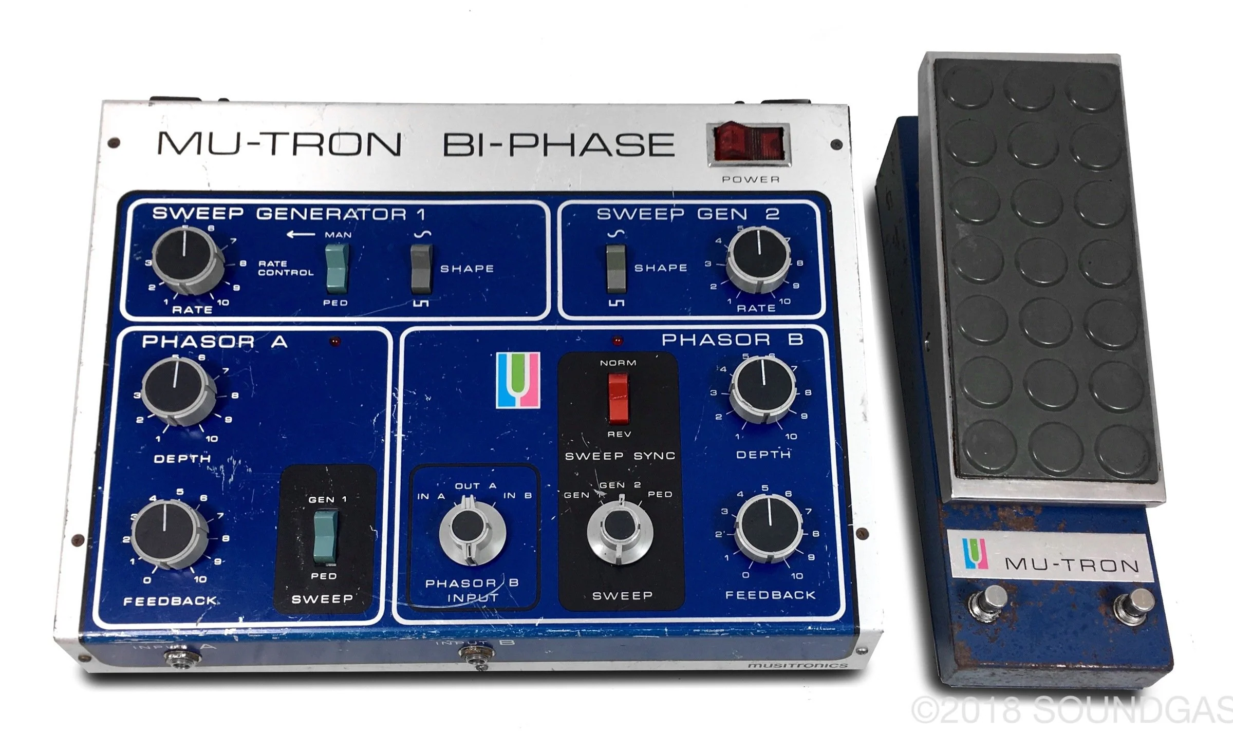 Musitronics Mu-Tron Bi-Phase with C-100 Opti-Pot Pedal - Image 9