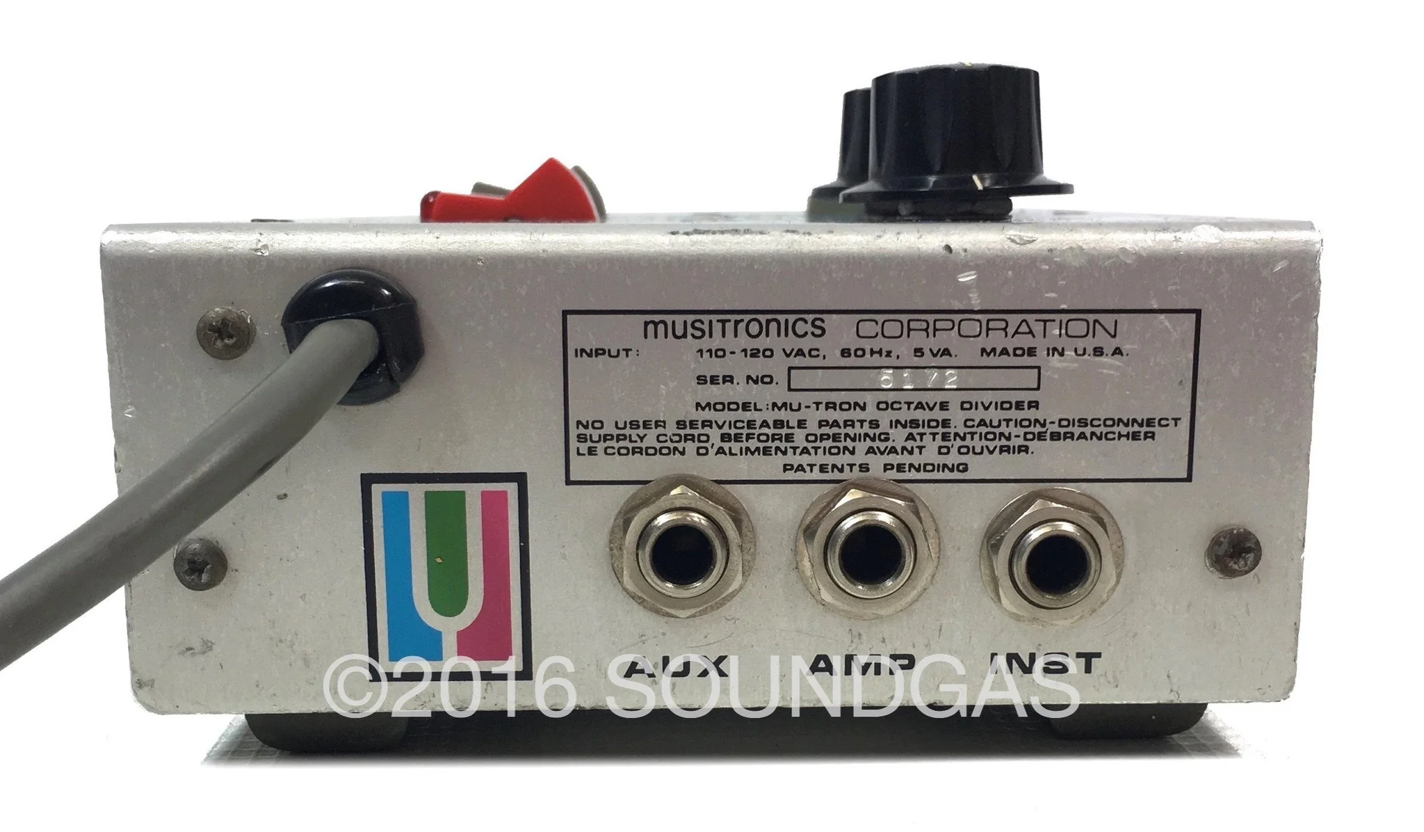 Musitronics Mu-Tron Octave Divider - Image 5