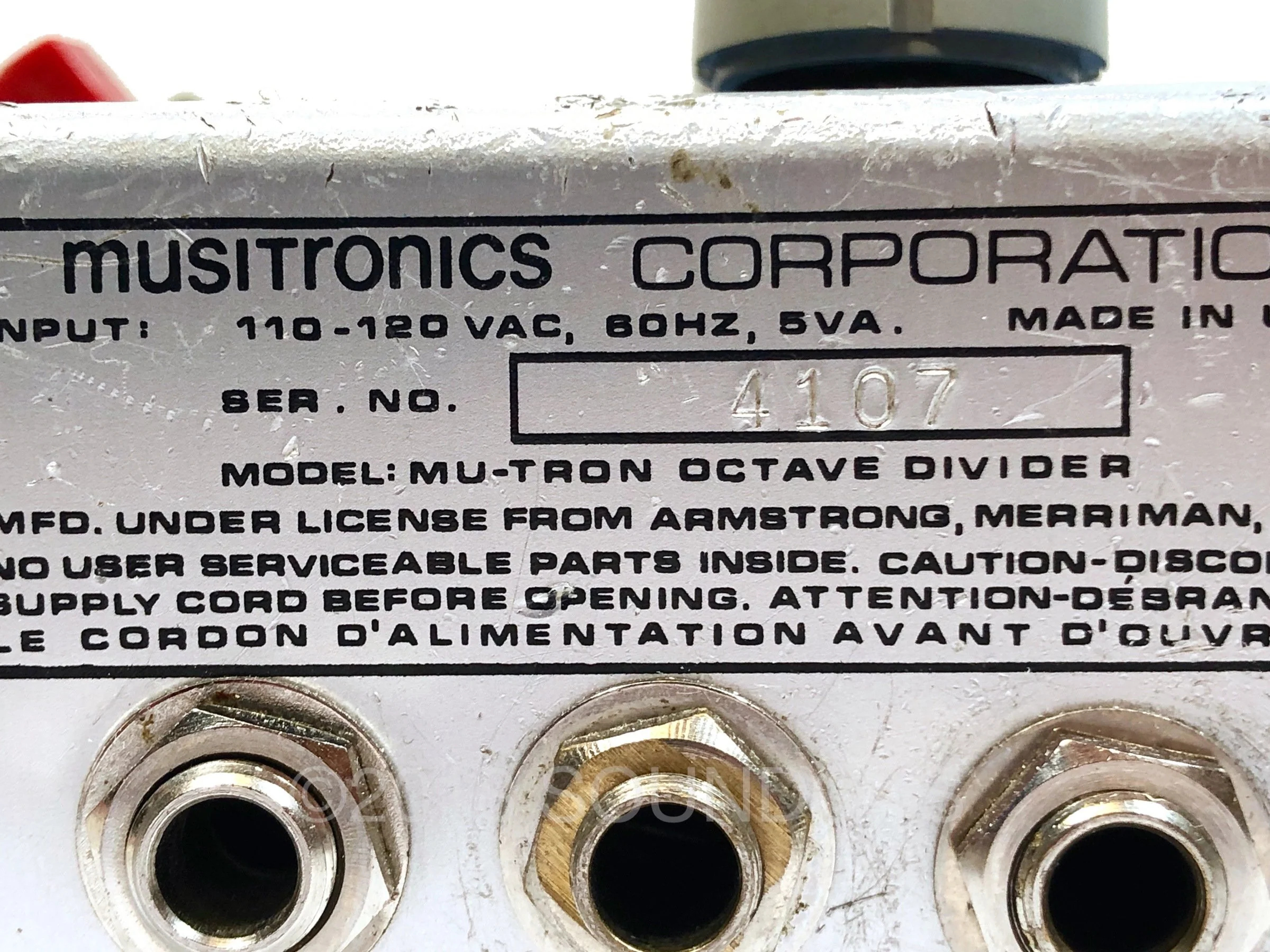 Musitronics Mu-Tron Octave Divider - Image 4