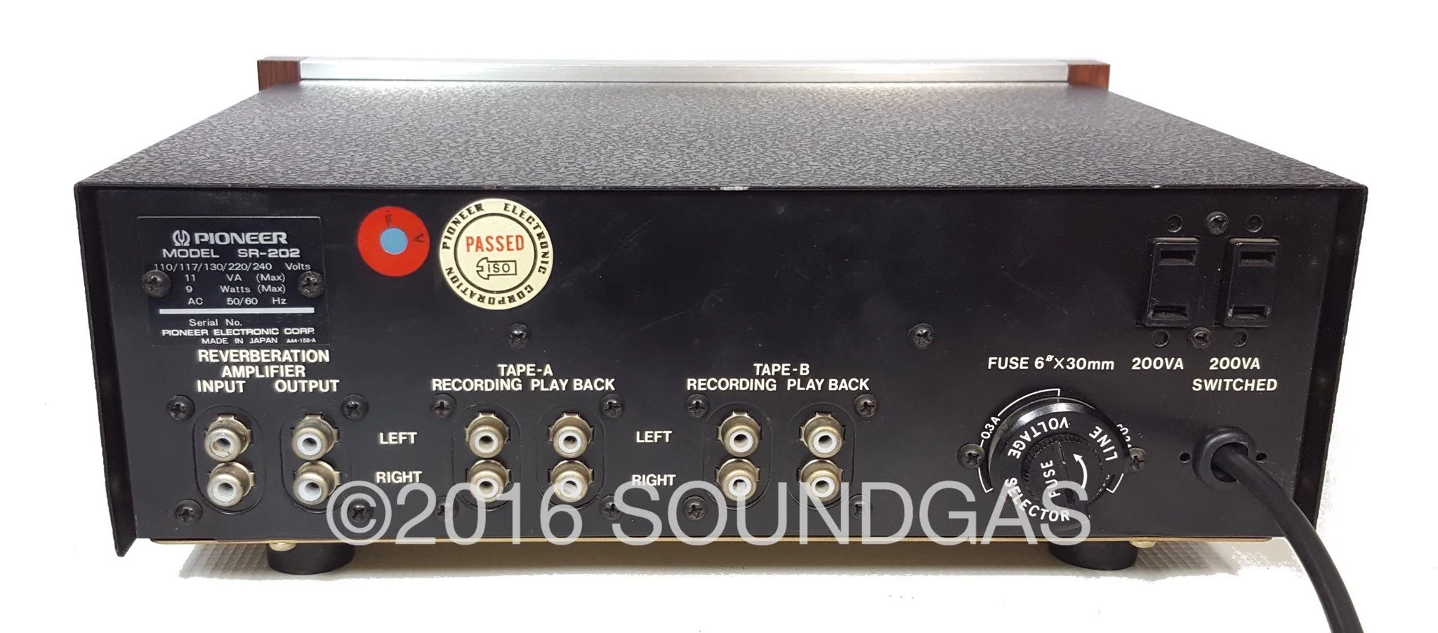 Pioneer SR-202 Spring Reverb - Image 6