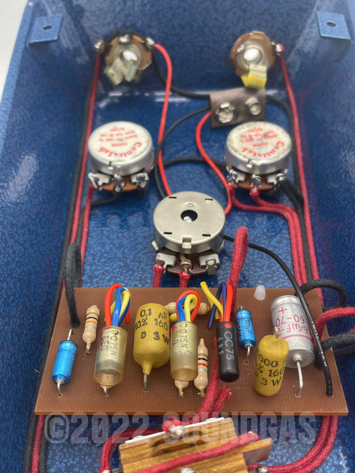 R2R Electric Aged Supa MKII Fuzz Rupert 1964 Norelco - Image 15