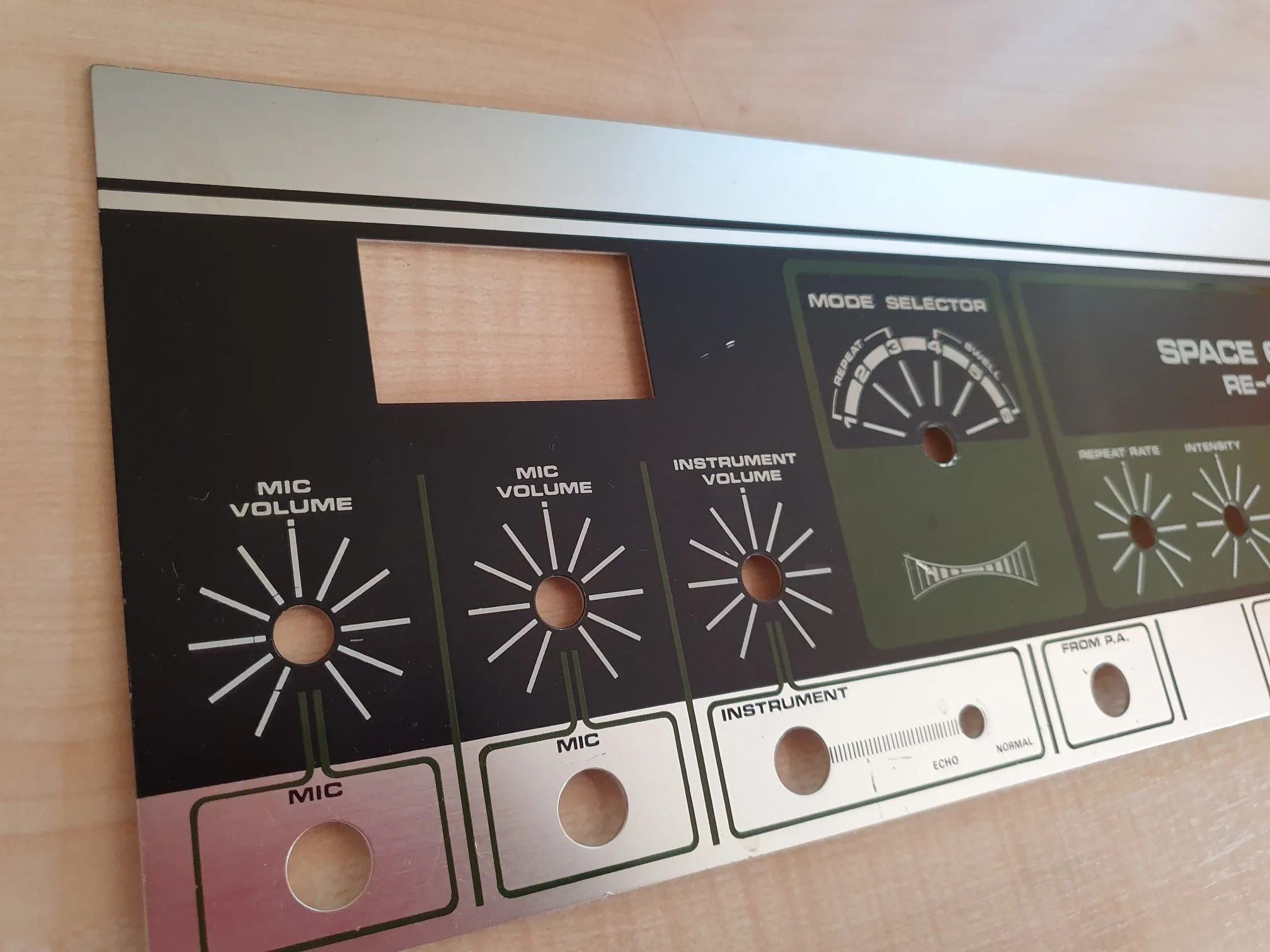 RE-101 Space Echo Front Panel - Image 2