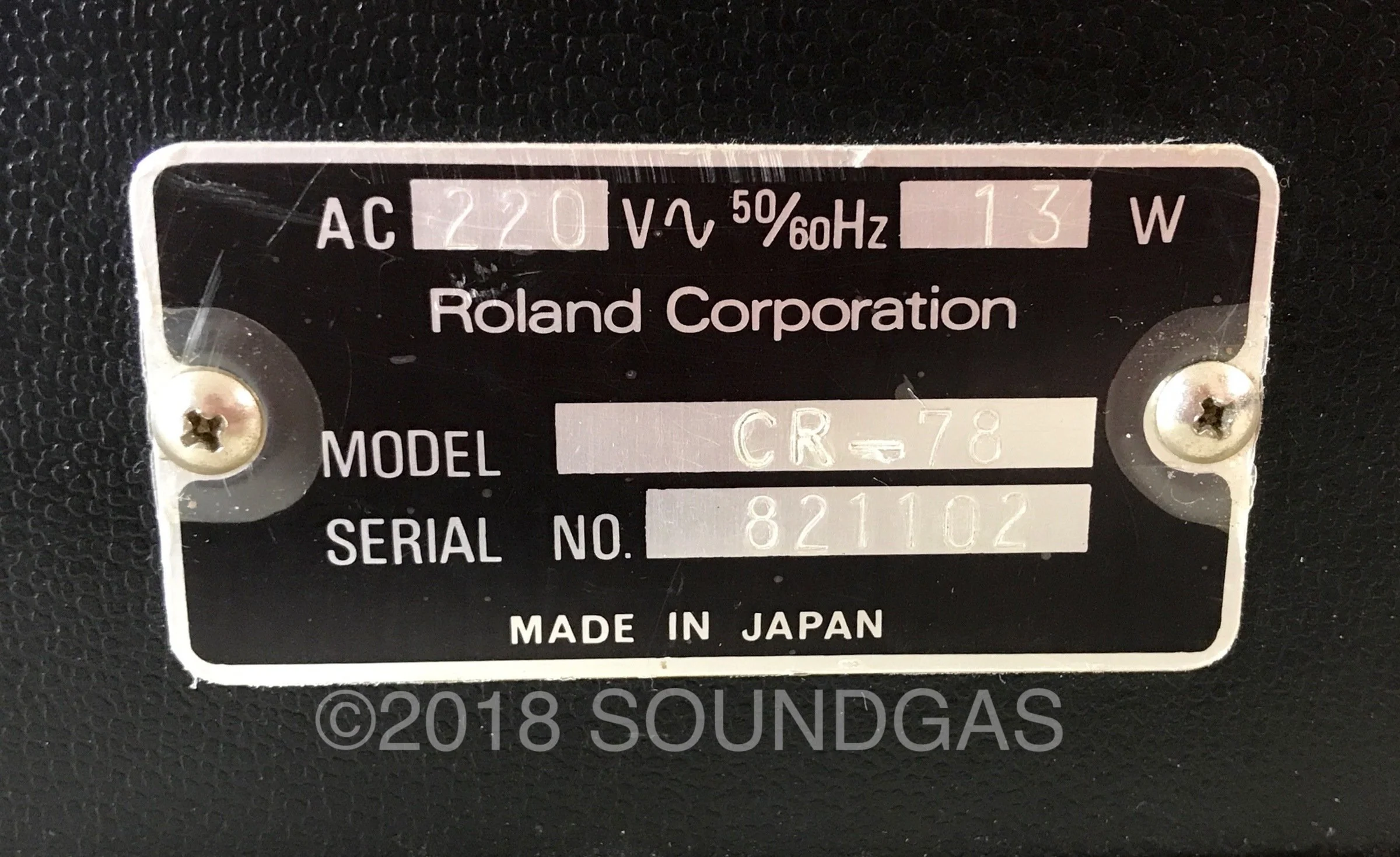 Roland CR-78 CompuRhythm 220v - Image 5