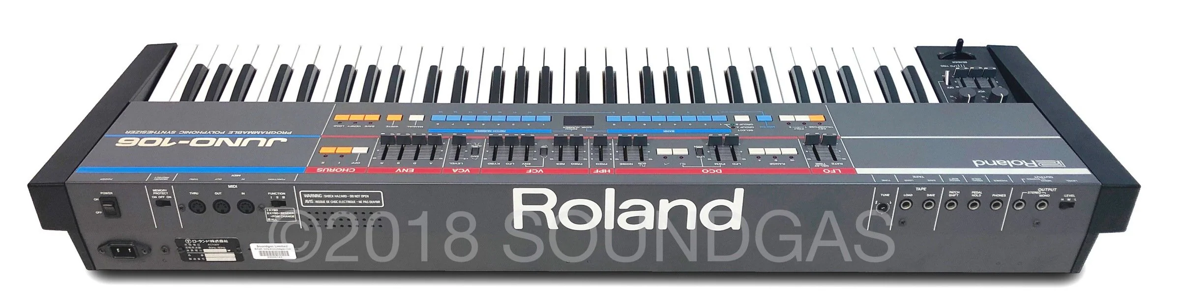 Roland Juno-106 - Near Mint + Hard Case - Image 8