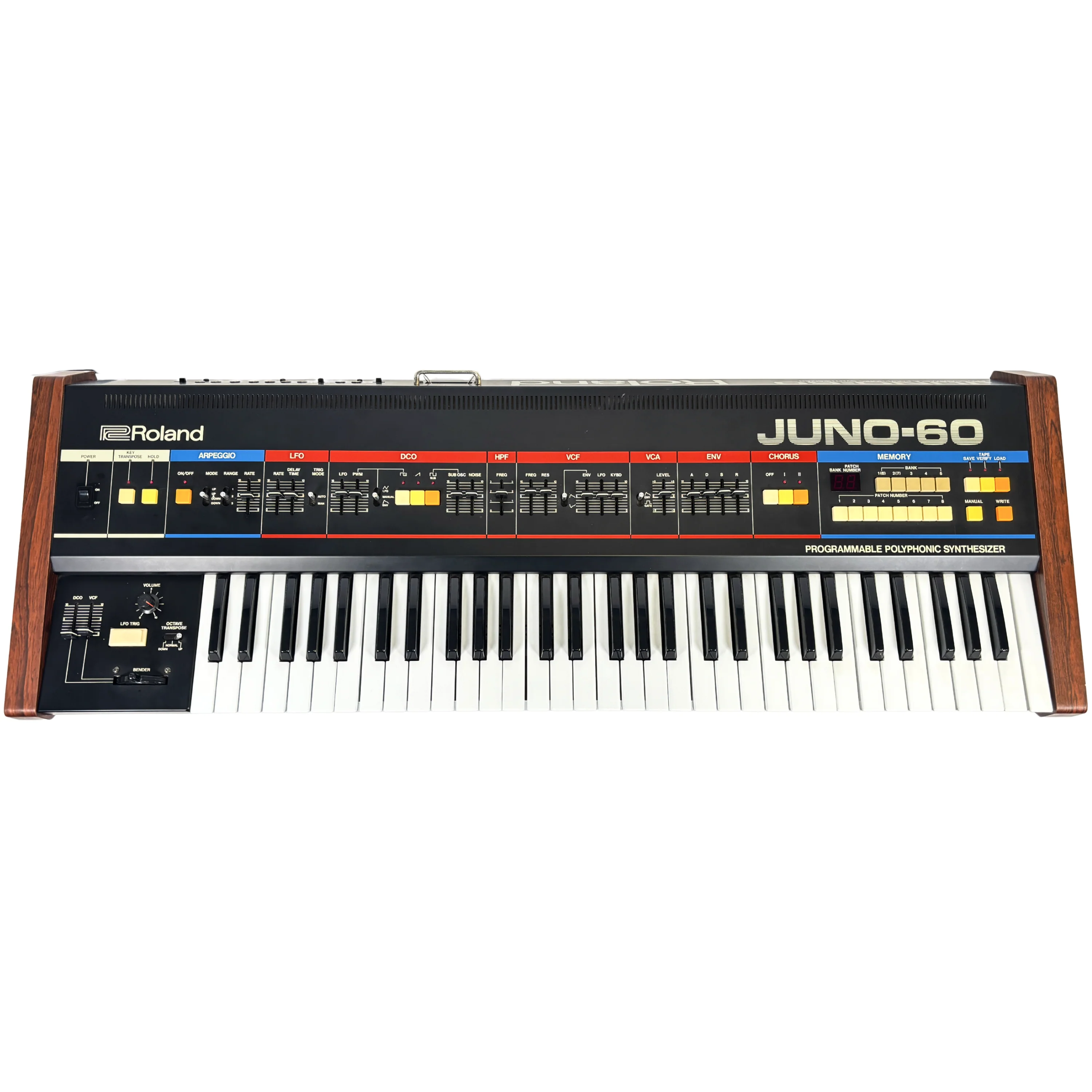 Roland Juno-60 Factory Fresh/cased - SN 289026 - Image 9
