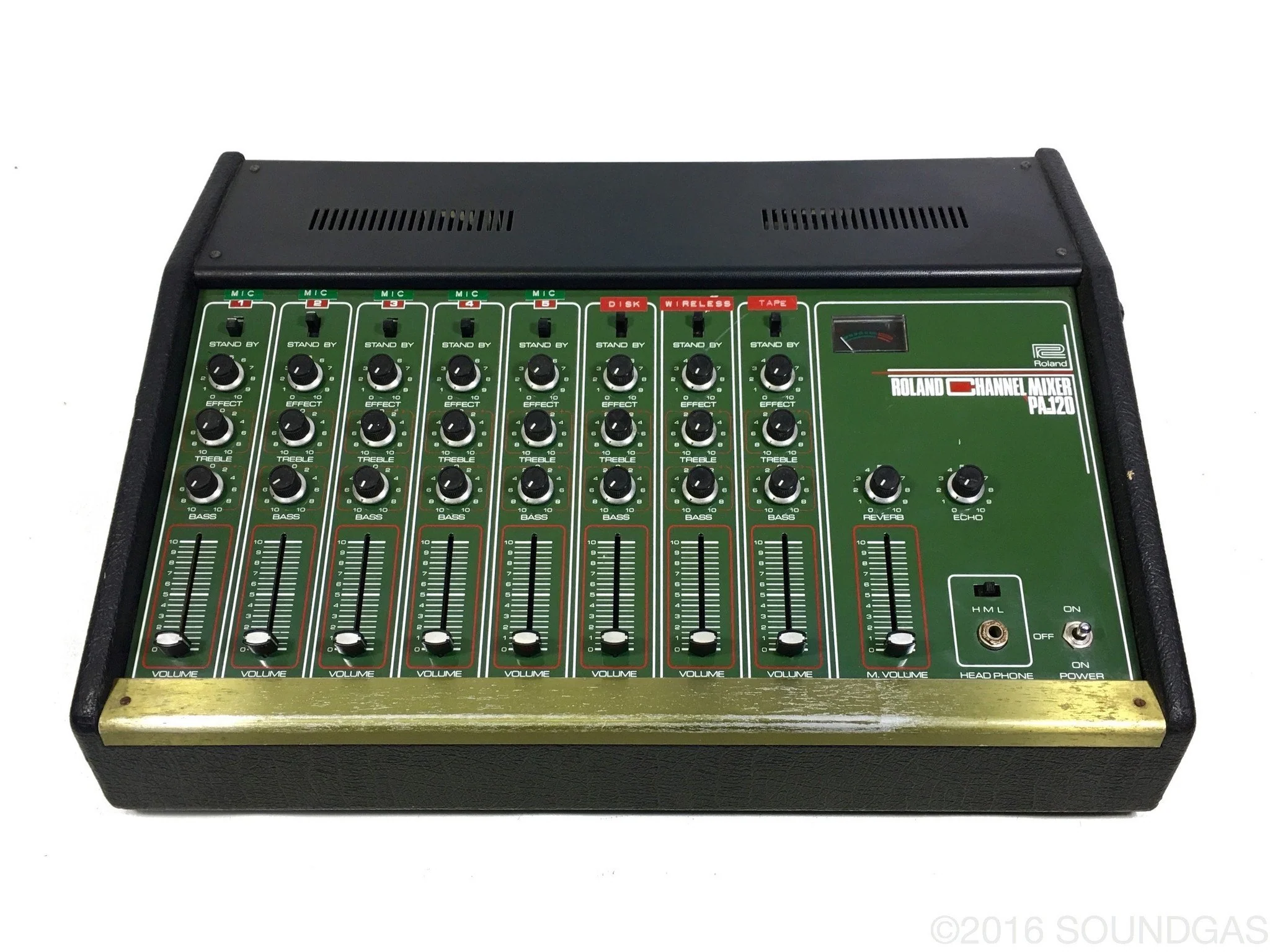 Roland PA.120 Spring Reverb Mixer