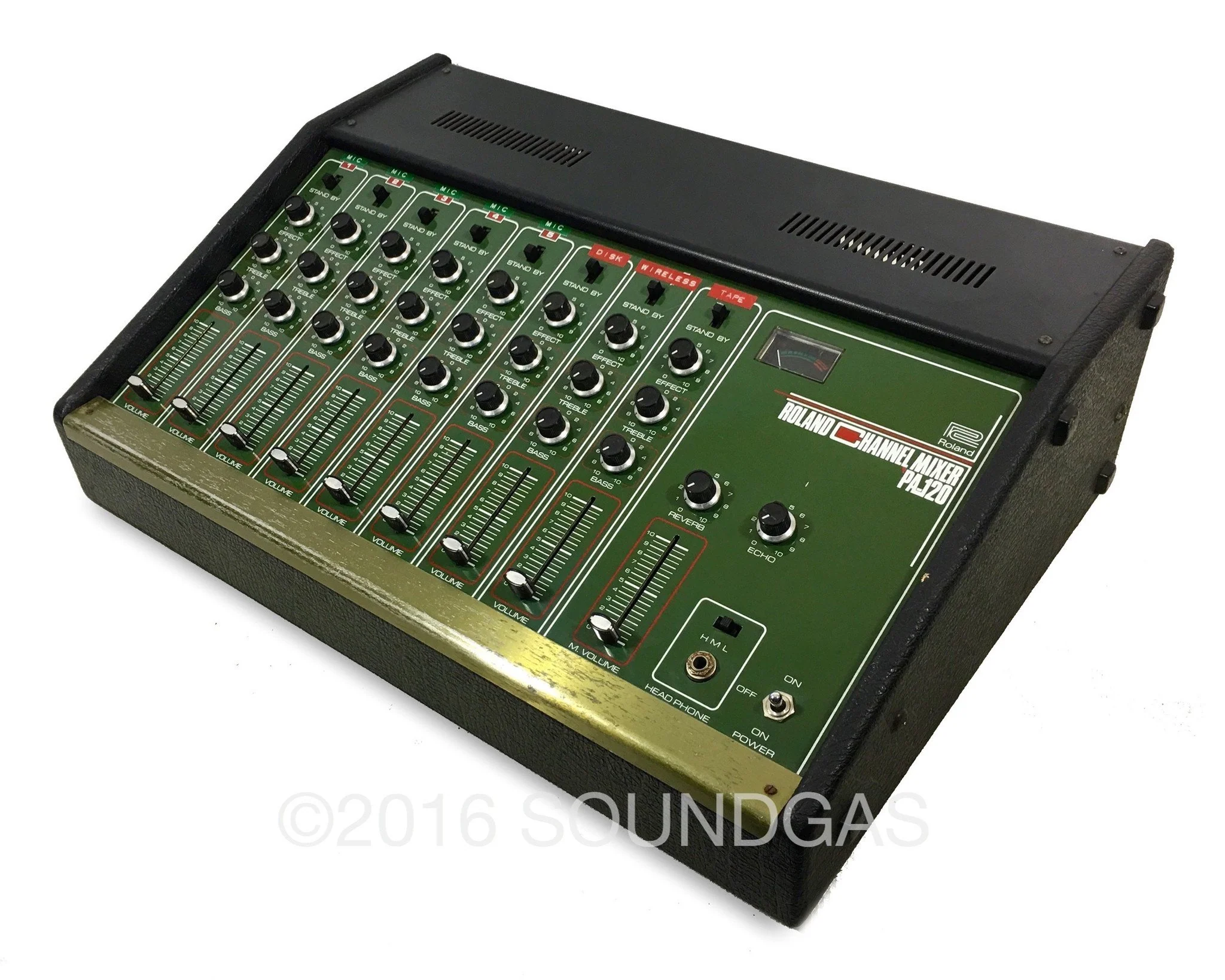 Roland PA.120 Spring Reverb Mixer - Image 4