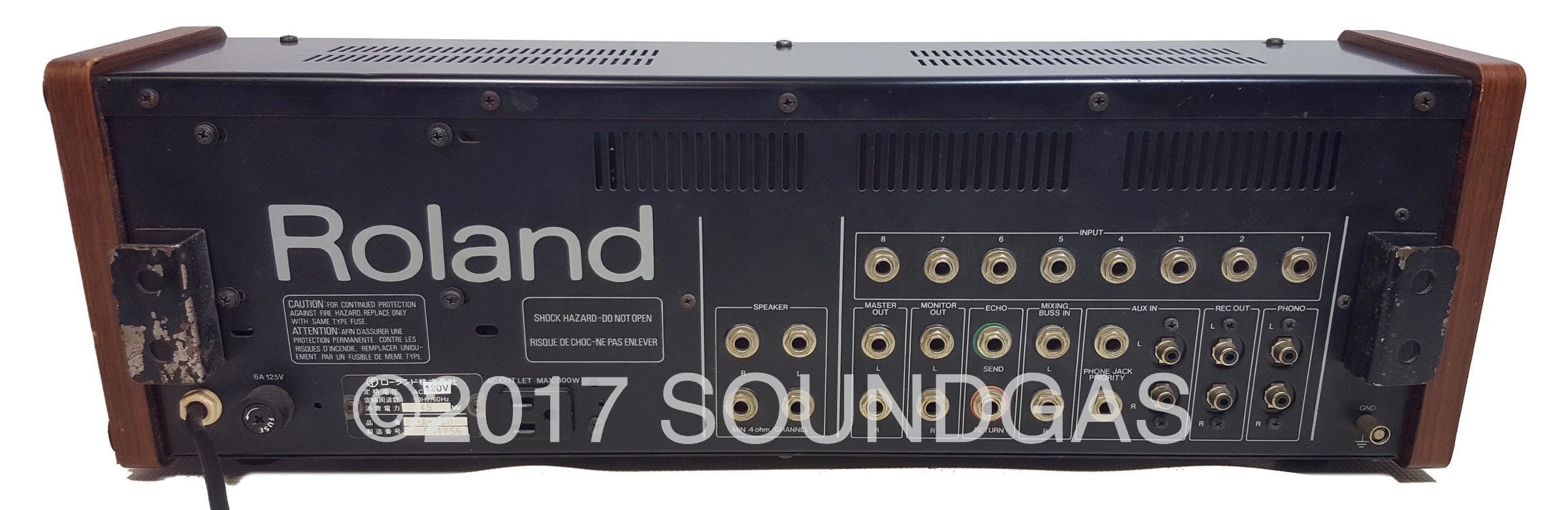Roland PA-150 Stereo Mixer with Spring Reverb - Image 2