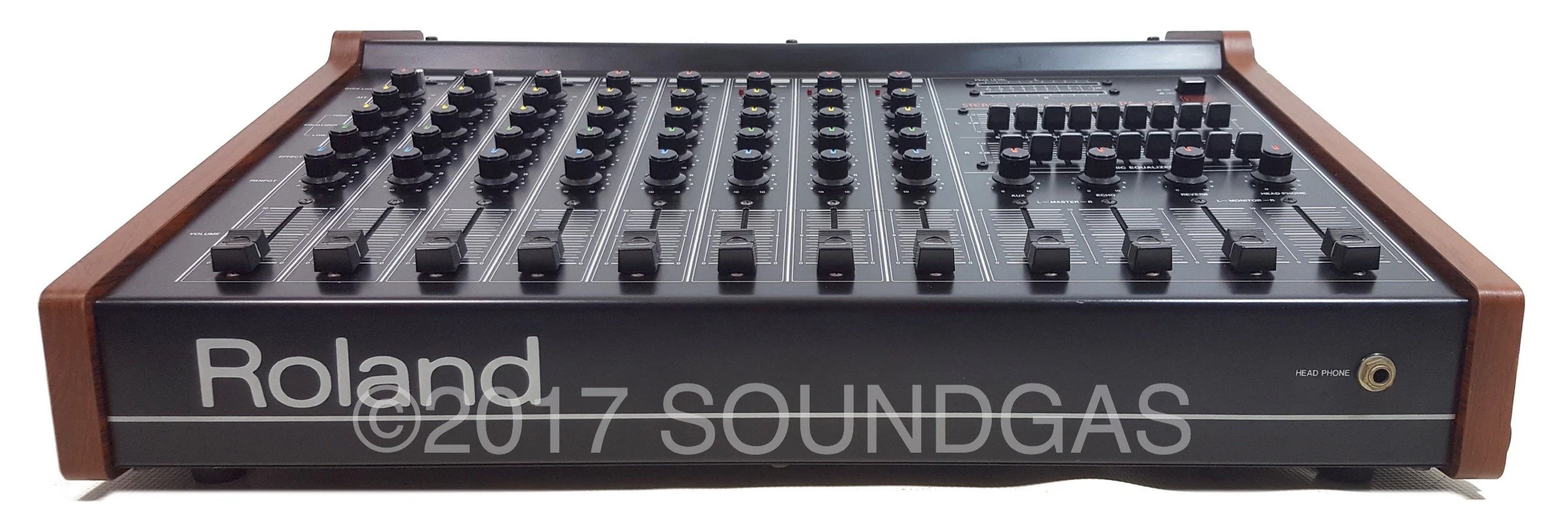 Roland PA-150 Stereo Mixer with Spring Reverb - Image 4
