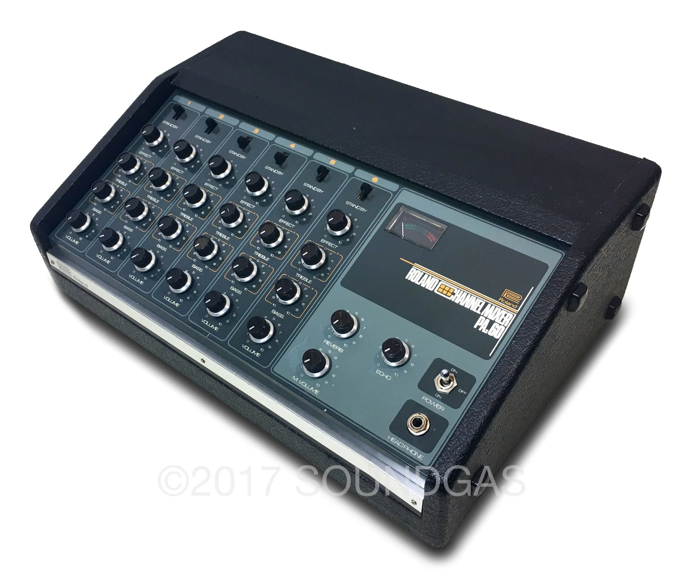 Roland PA.60 Mixer with Spring Reverb - Image 3