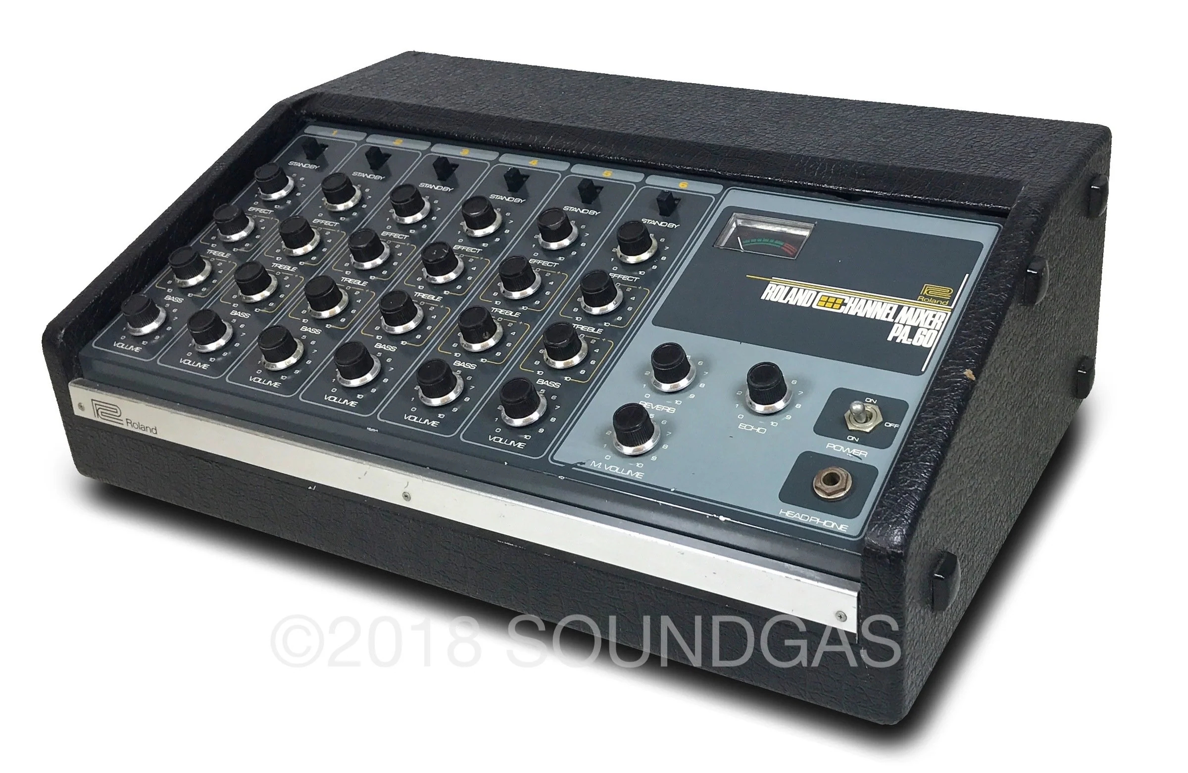Roland PA.60 Mixer with Spring Reverb - Image 4