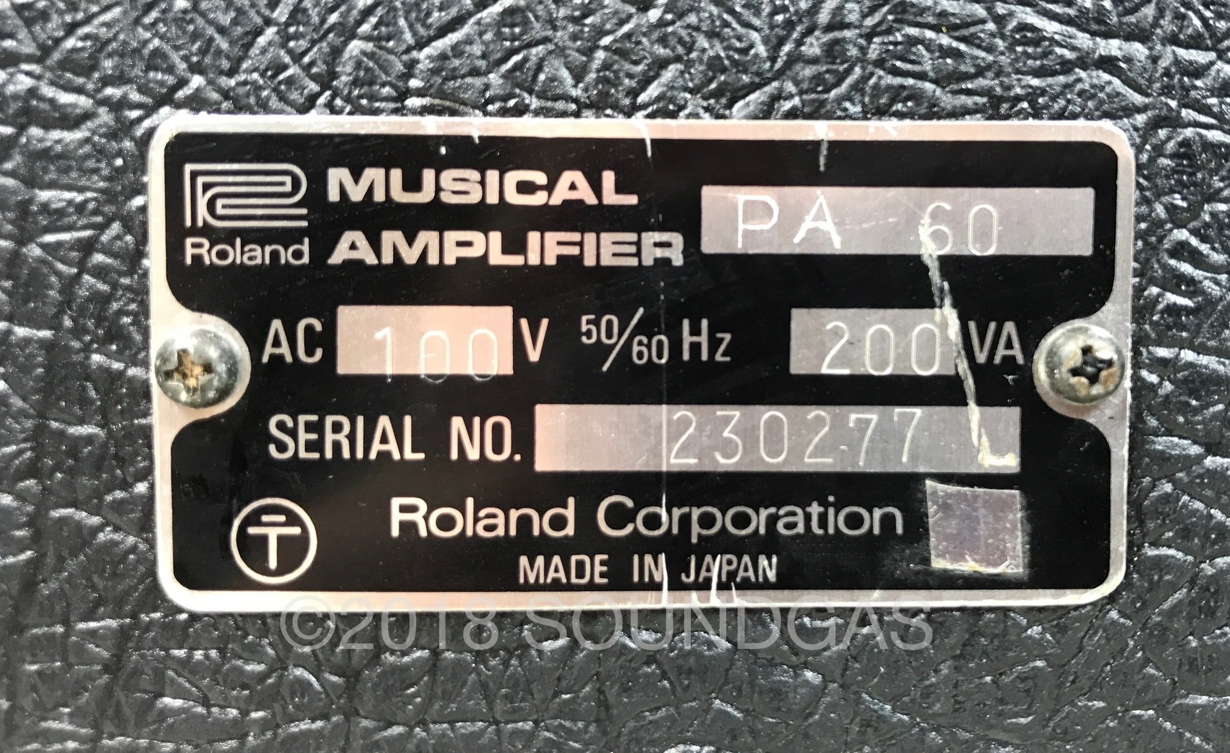 Roland PA.60 Mixer with Spring Reverb - Image 6
