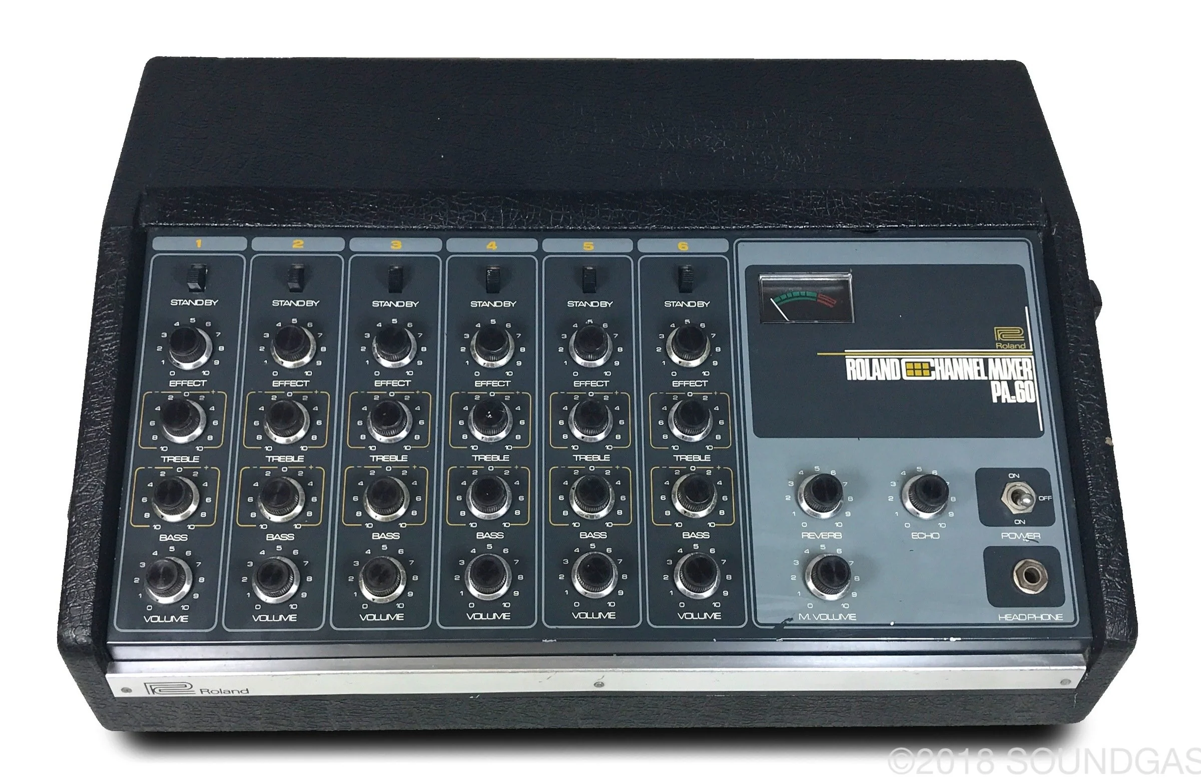 Roland PA.60 Mixer with Spring Reverb - Image 7