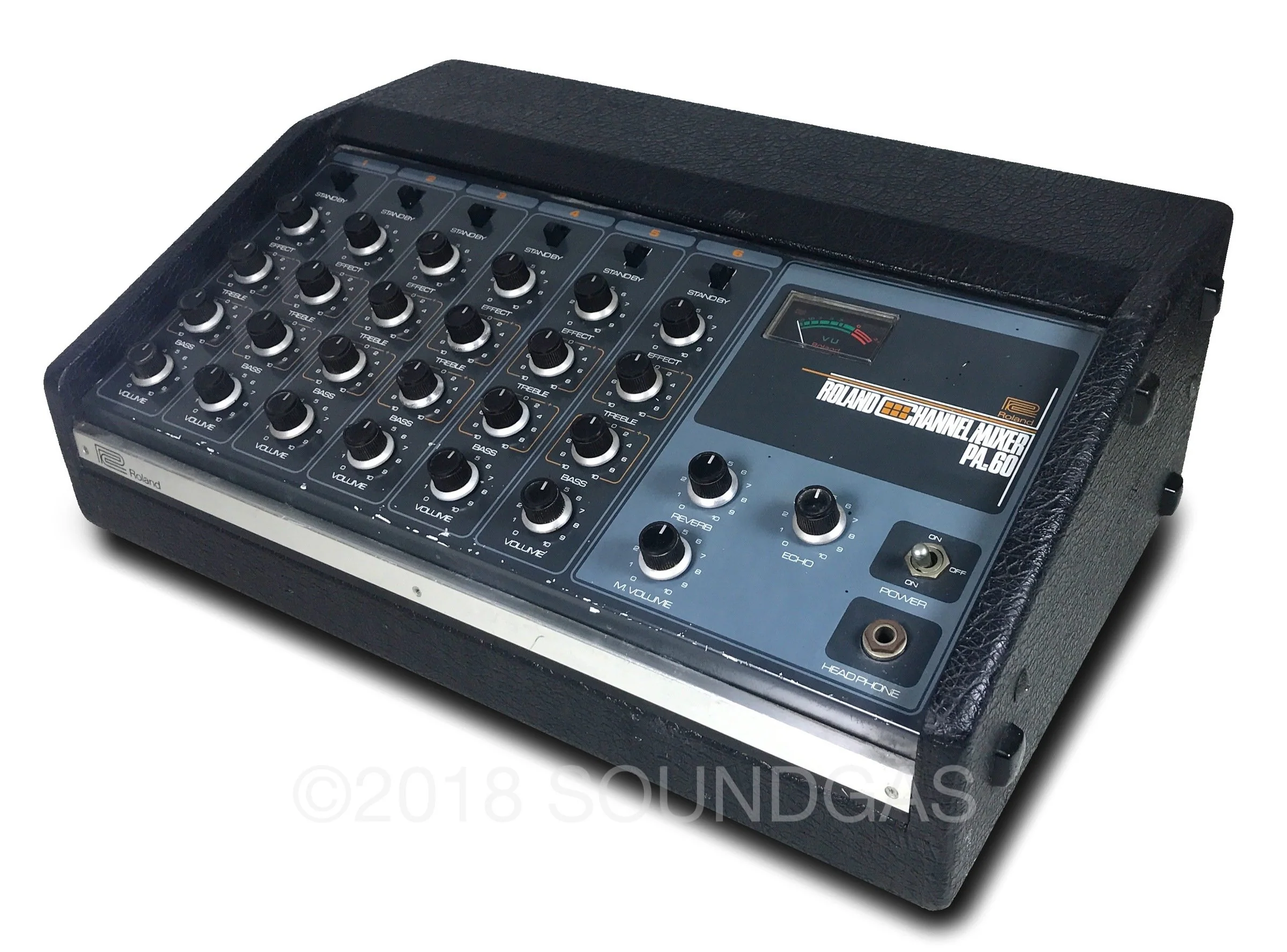 Roland PA.60 Mixer with Spring Reverb - Image 4