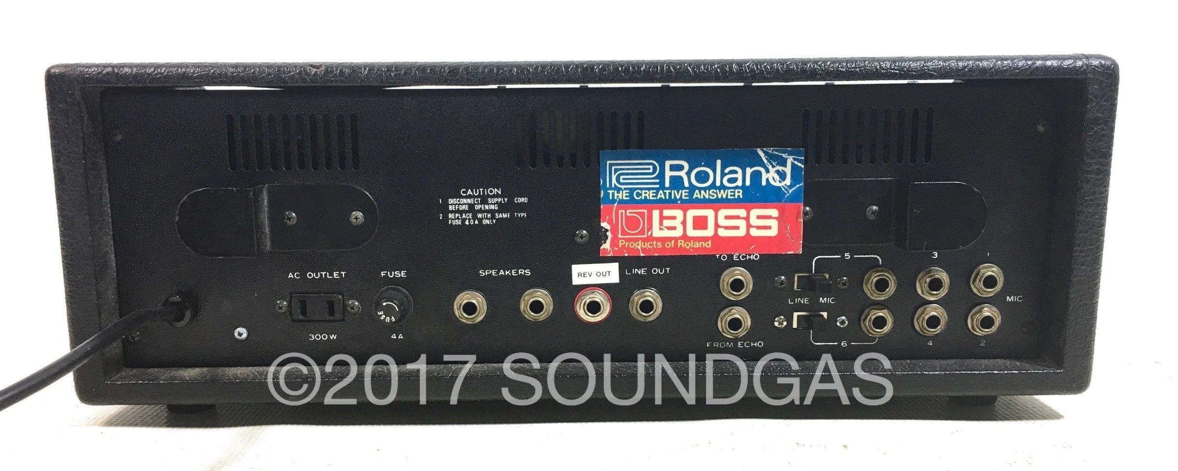 Roland PA.60 Spring Reverb Mixer + Wet-Only Mod - Image 5