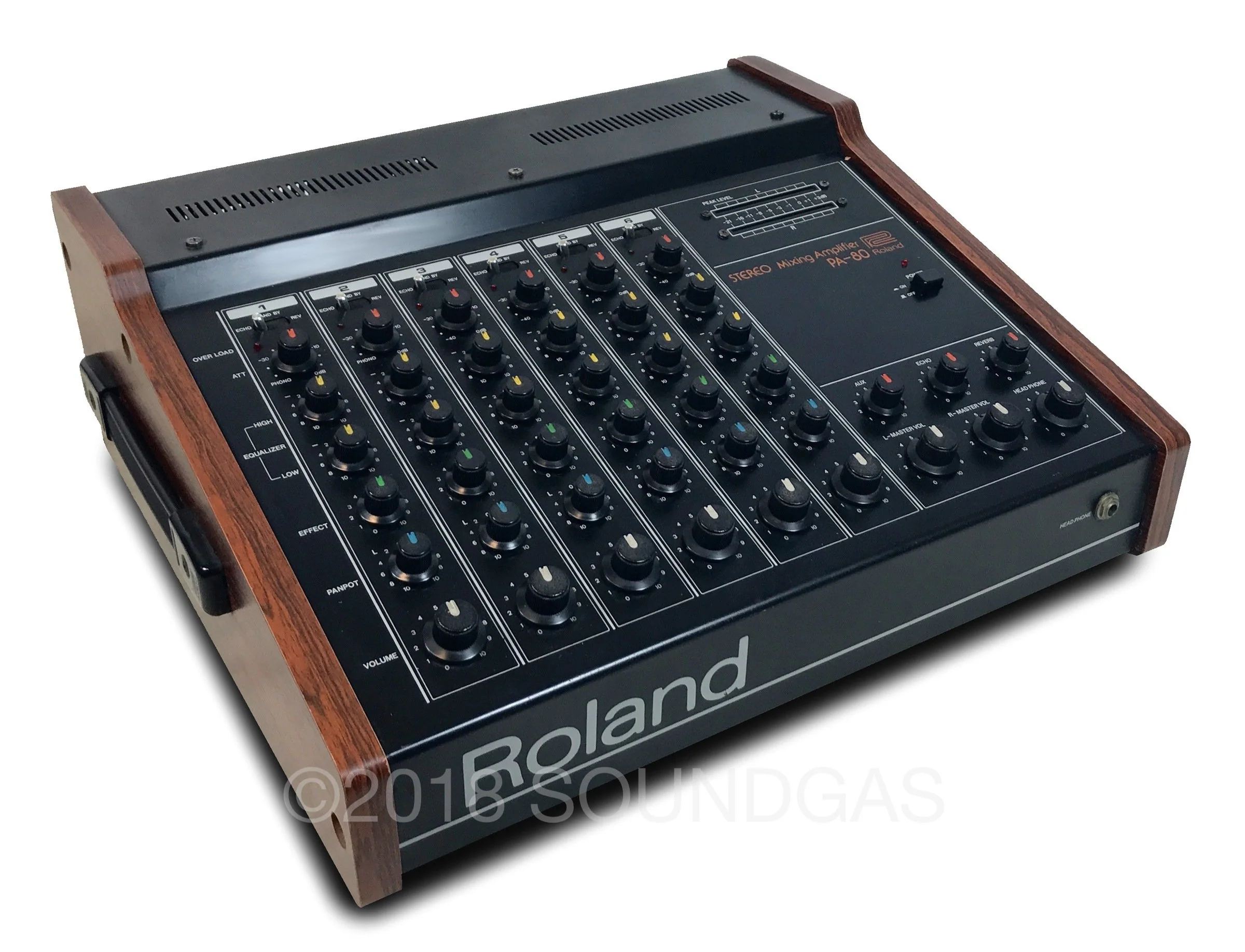 Roland PA-80 Mixer w/ Spring Reverb - Image 4