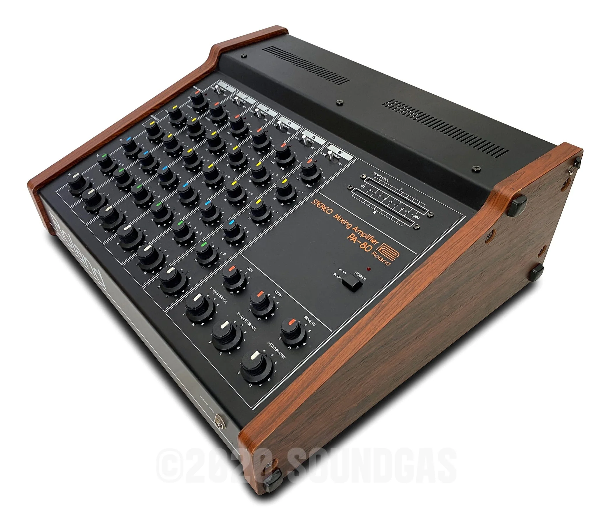 Roland PA-80 Mixer w/ Spring Reverb - Image 3