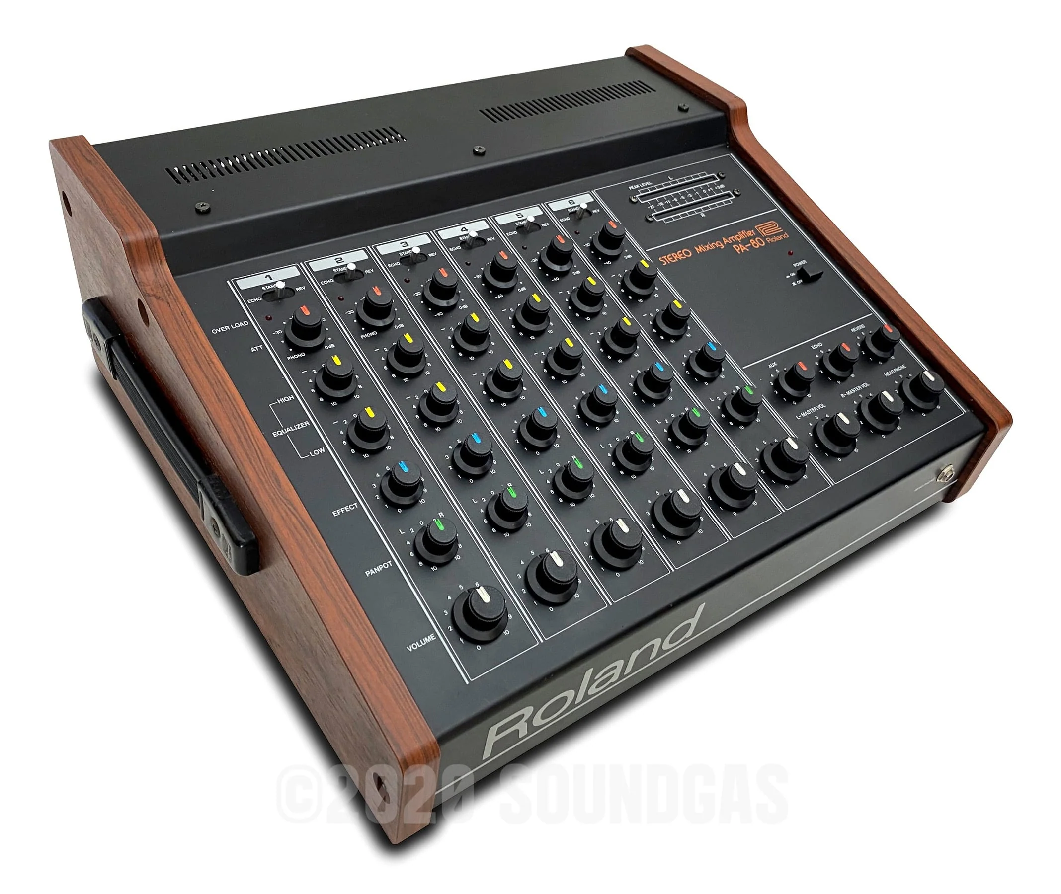 Roland PA-80 Mixer w/ Spring Reverb - Image 4