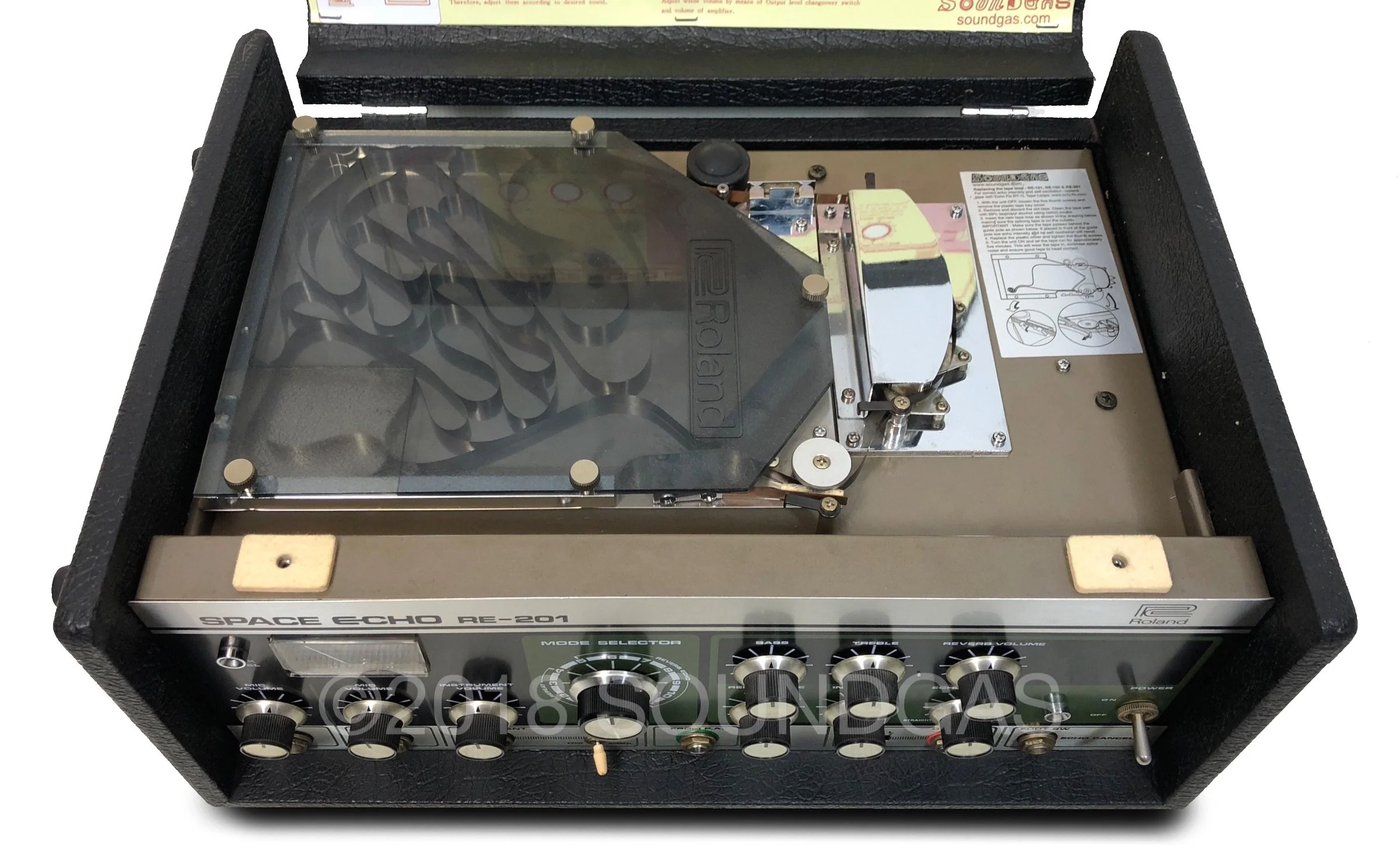 Roland RE-201 Space Echo 240v - Near Mint - Image 9