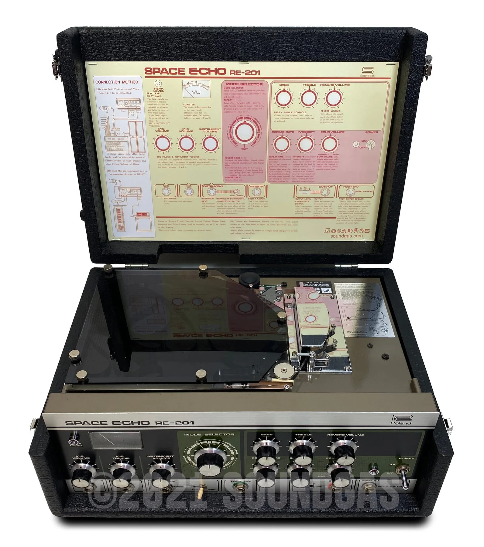 Roland RE-201 Space Echo - Preamp Mod, Near Mint - Image 7