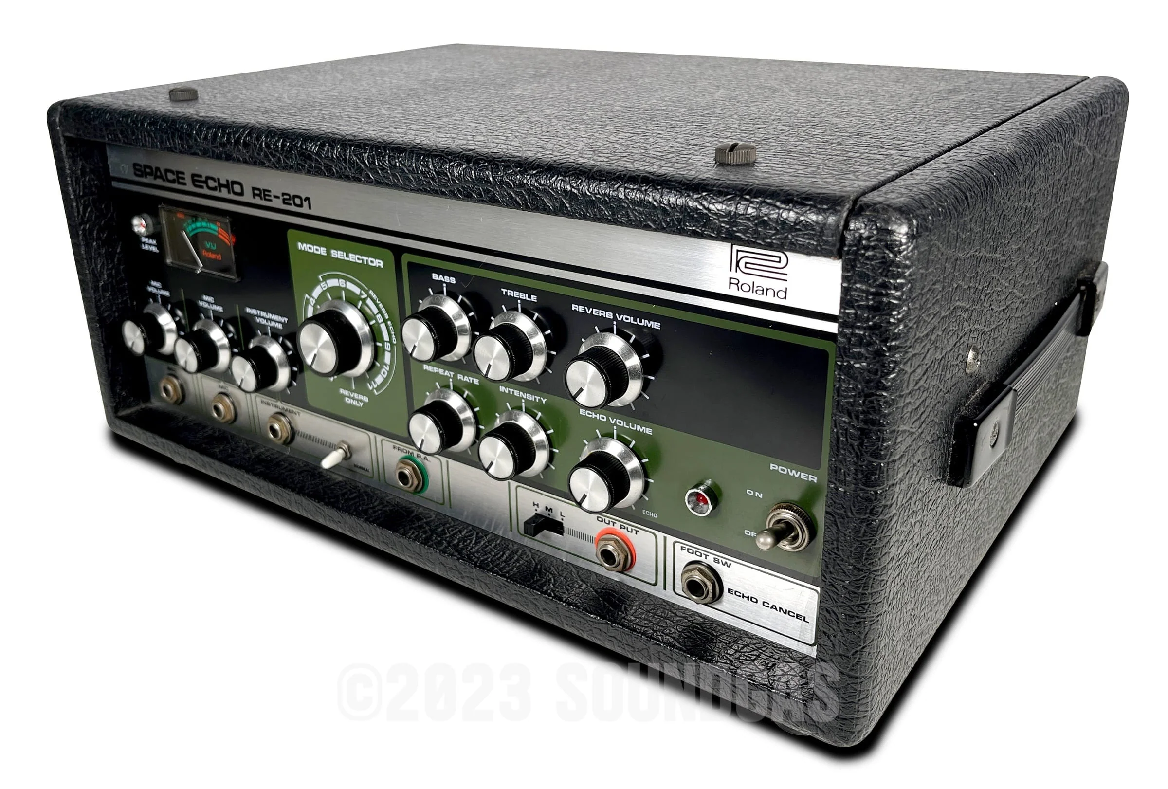 Roland RE-201 Space Echo, Early Preamp Mod - Image 4
