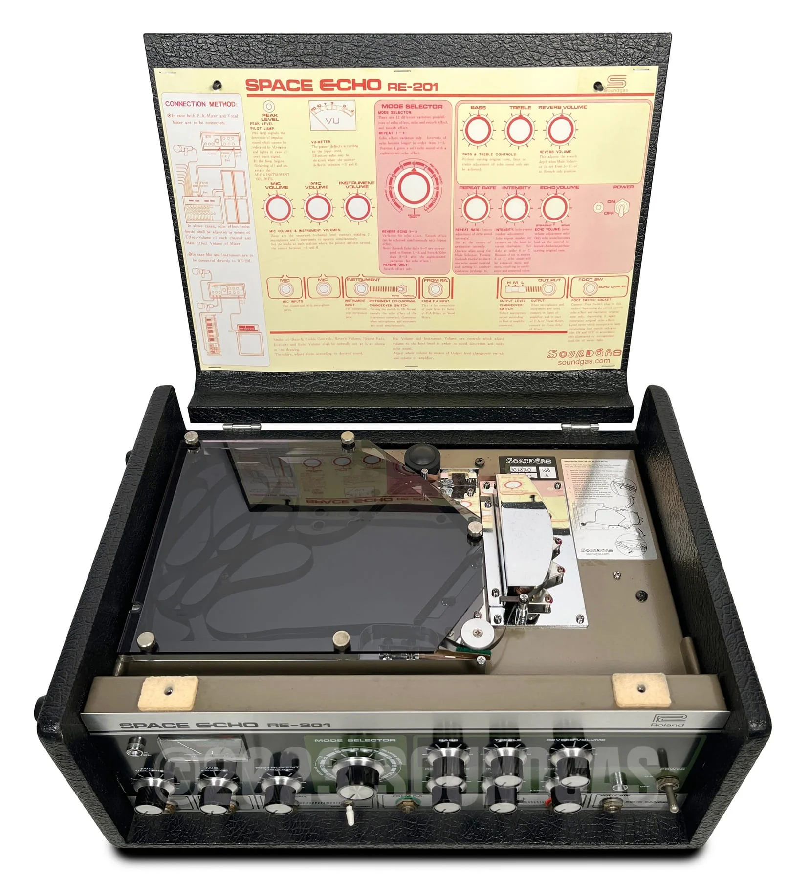 Roland RE-201 Space Echo, Early Preamp Mod - Image 8