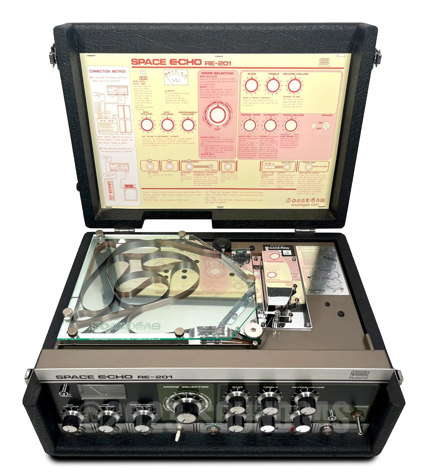 Roland RE-201 Space Echo, Early Preamp Mod - Image 6