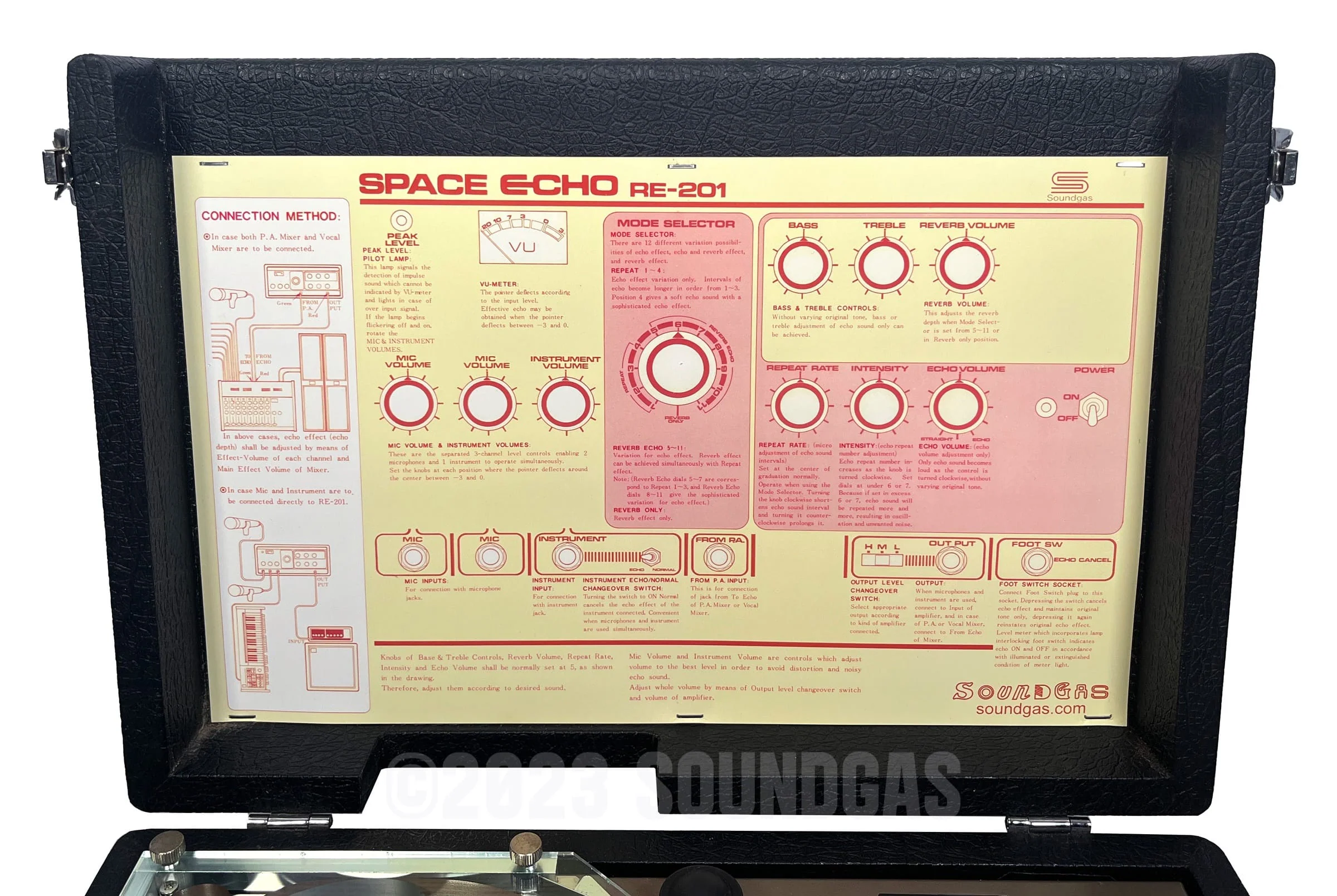 Roland RE-201 Space Echo, Early Preamp Mod - Image 8