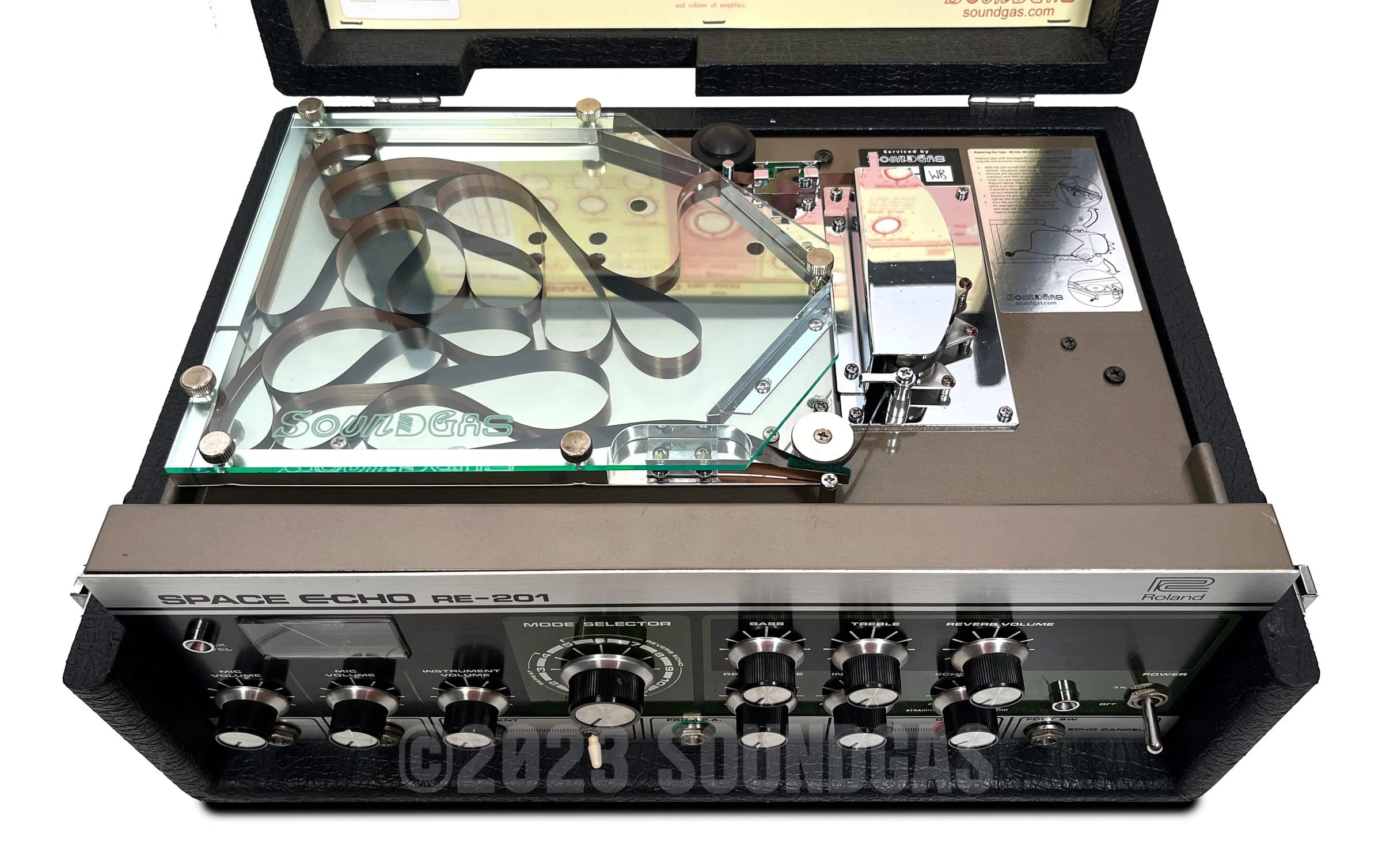 Roland RE-201 Space Echo, Early Preamps - Near Mint, Zero Head Gain - Image 8