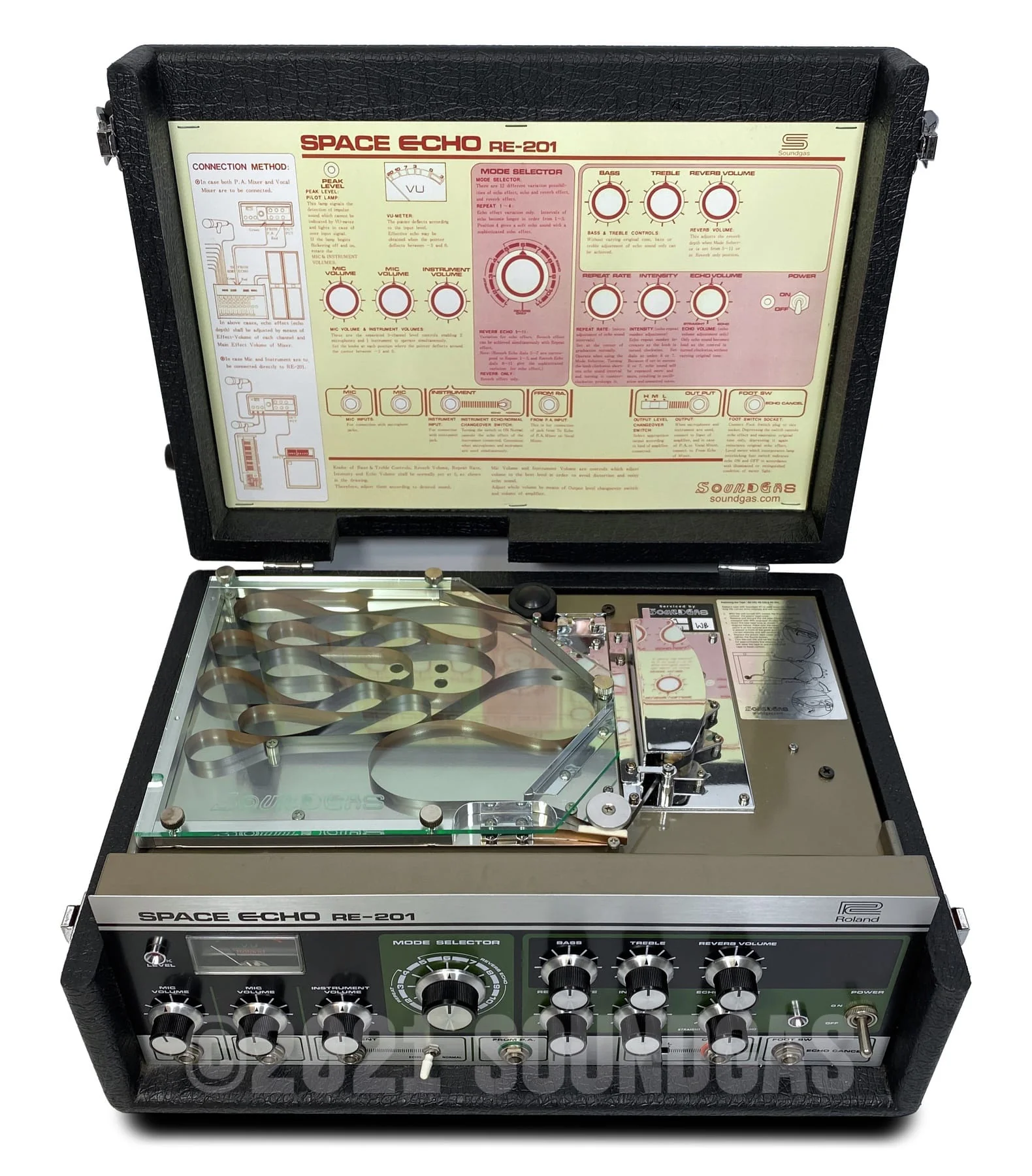 Roland RE-201 Space Echo - Preamp Mod, Near Mint - Image 7