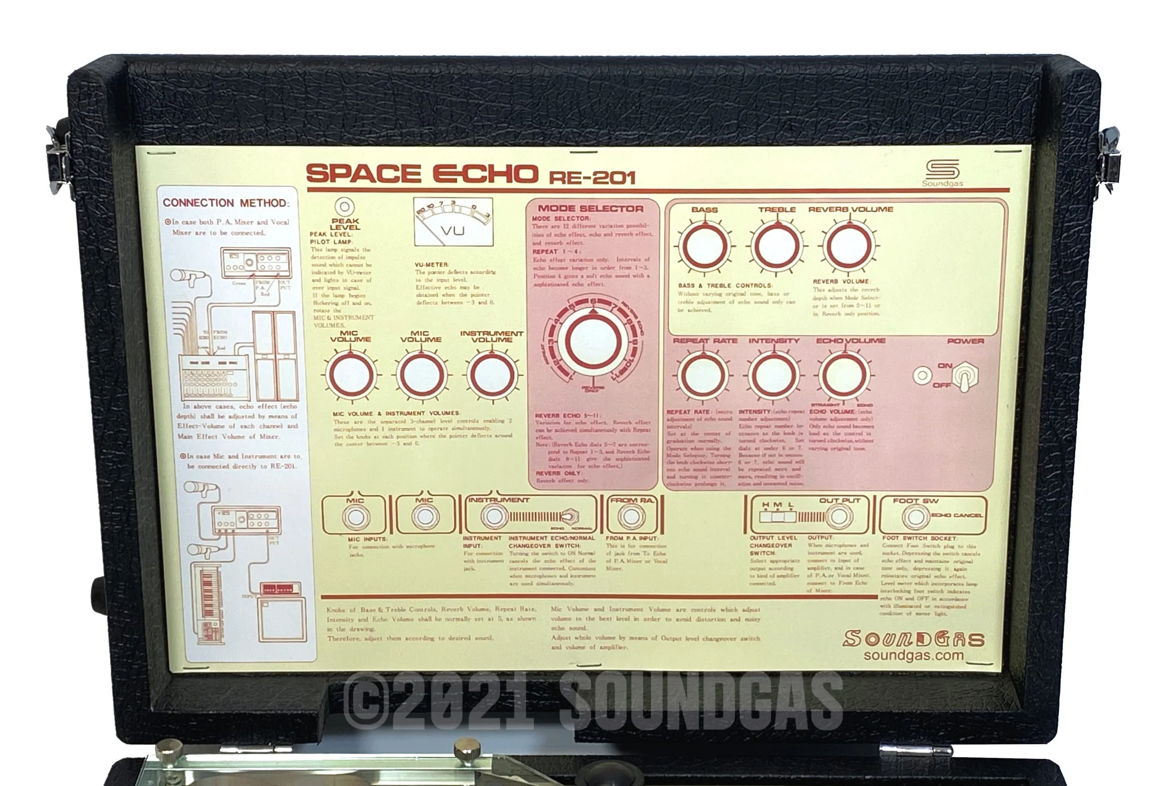 Roland RE-201 Space Echo - Preamp Mod, Near Mint - Image 8