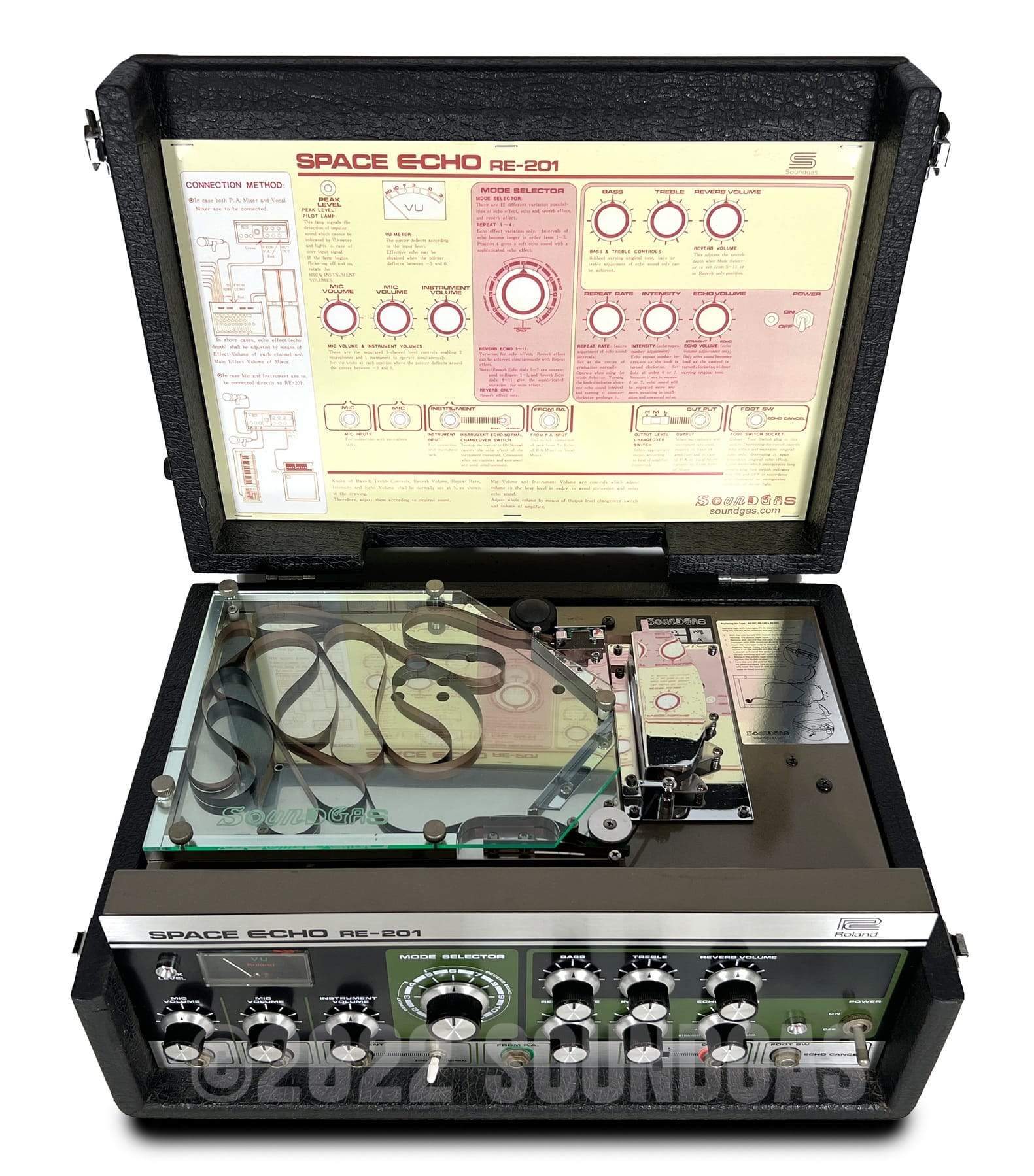 Roland RE-201 Space Echo - Zero Head Gain - Image 7