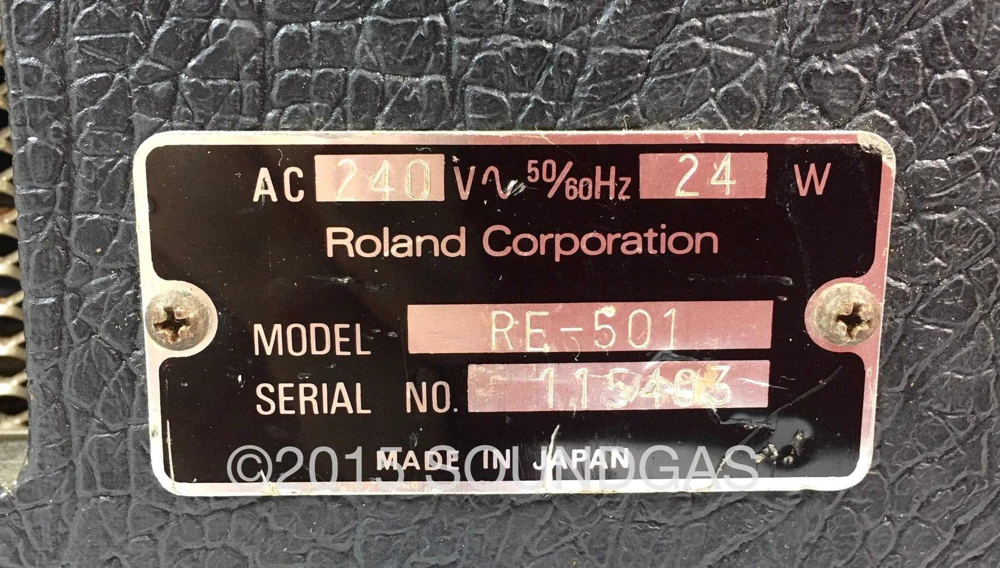 ROLAND RE-501 CHORUS ECHO 240v - Image 7