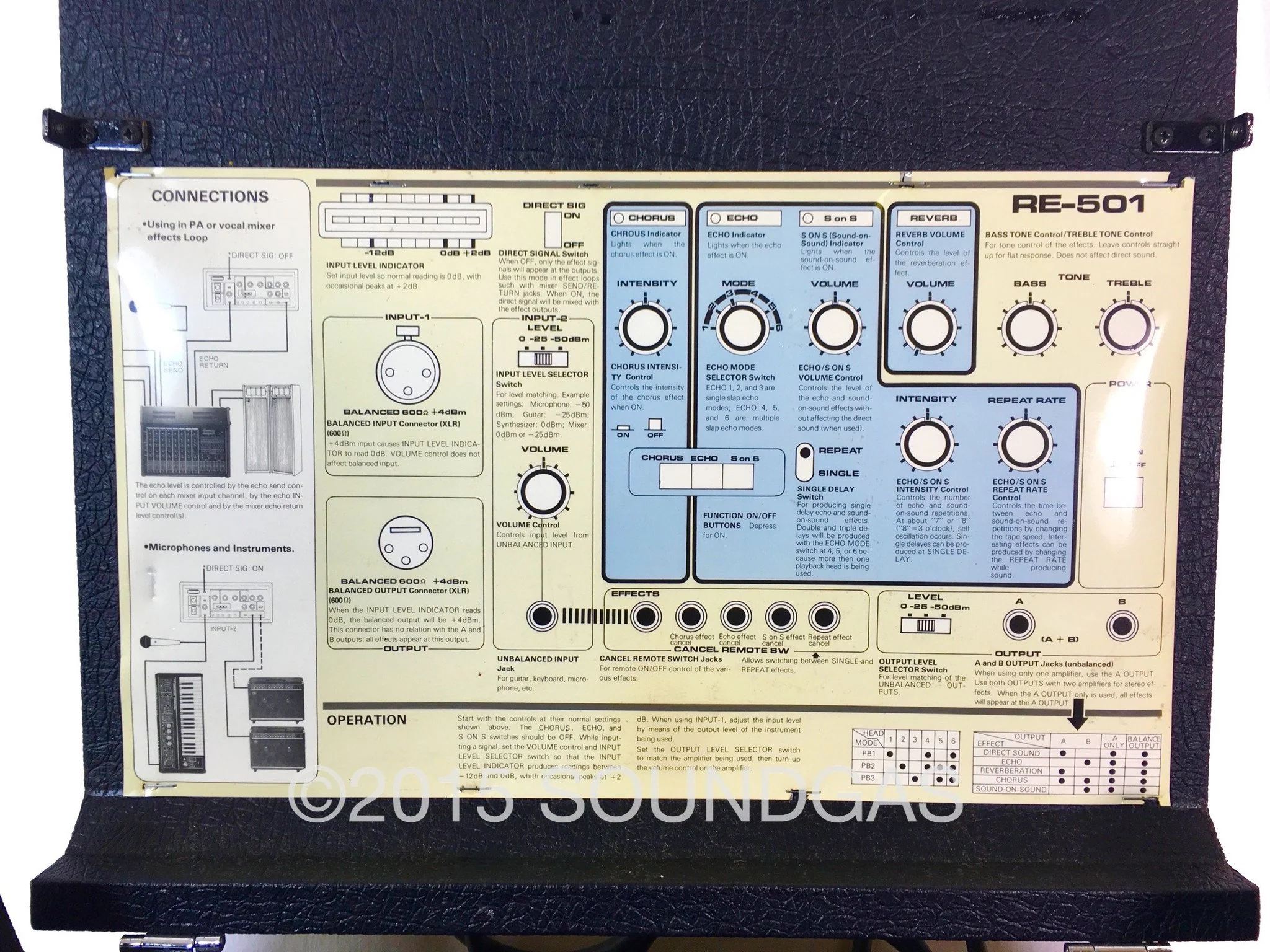 ROLAND RE-501 CHORUS ECHO 240v - Image 9