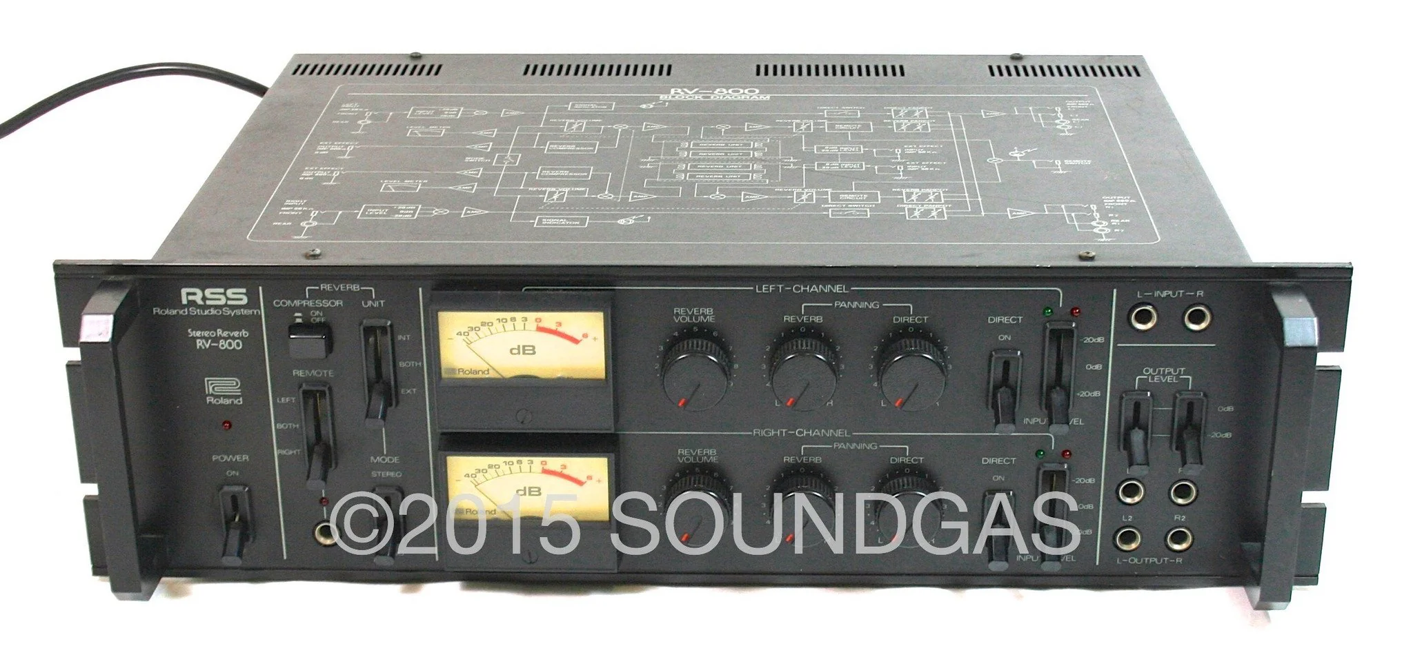 ROLAND RV-800 STEREO SPRING REVERB RSS - Image 3
