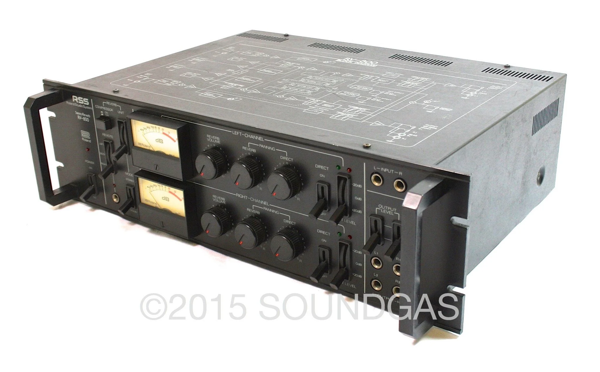 ROLAND RV-800 STEREO SPRING REVERB RSS - Image 5