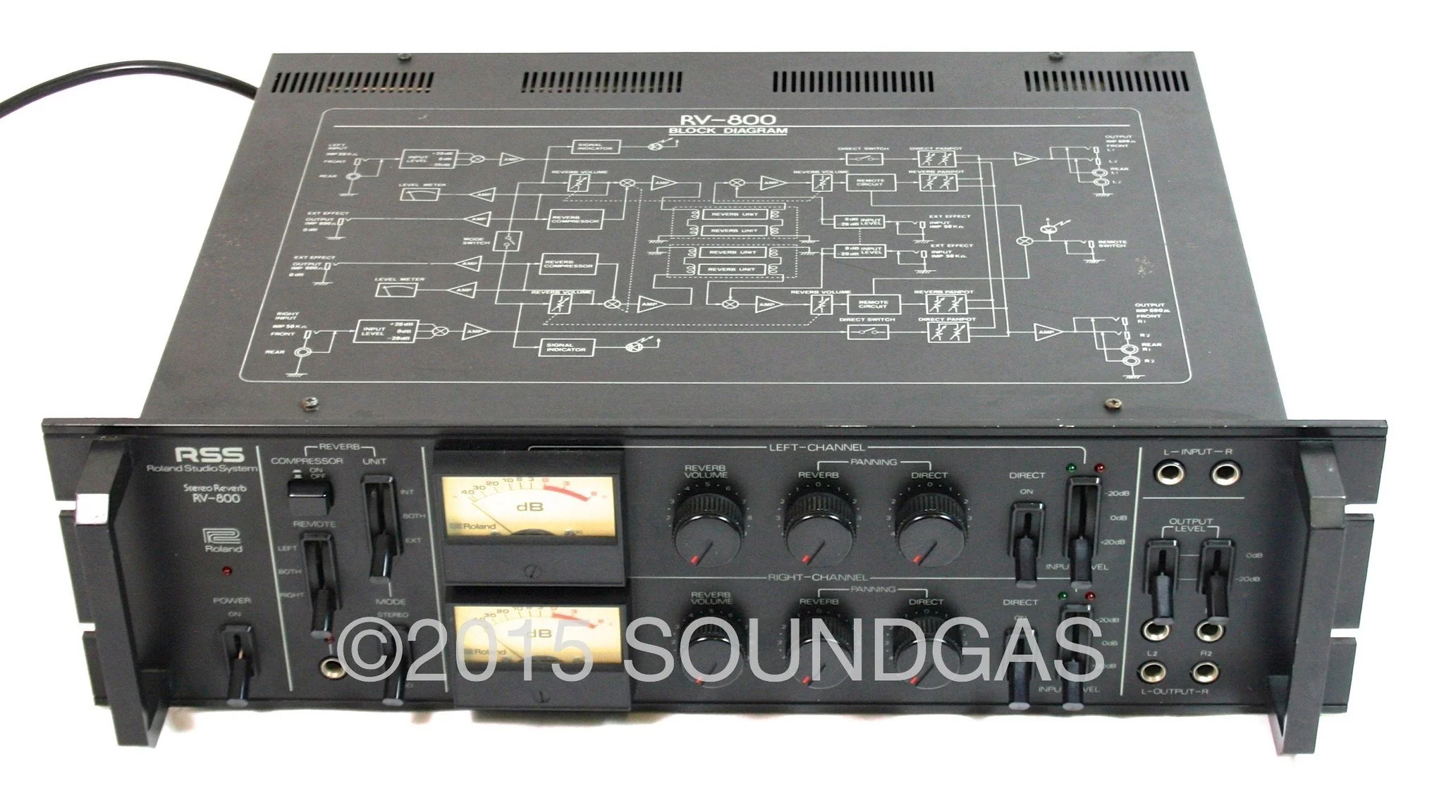 ROLAND RV-800 STEREO SPRING REVERB RSS - Image 7