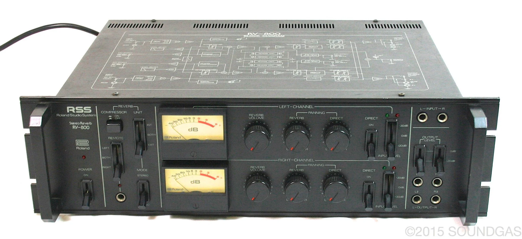 ROLAND RV-800 STEREO SPRING REVERB RSS - Image 8